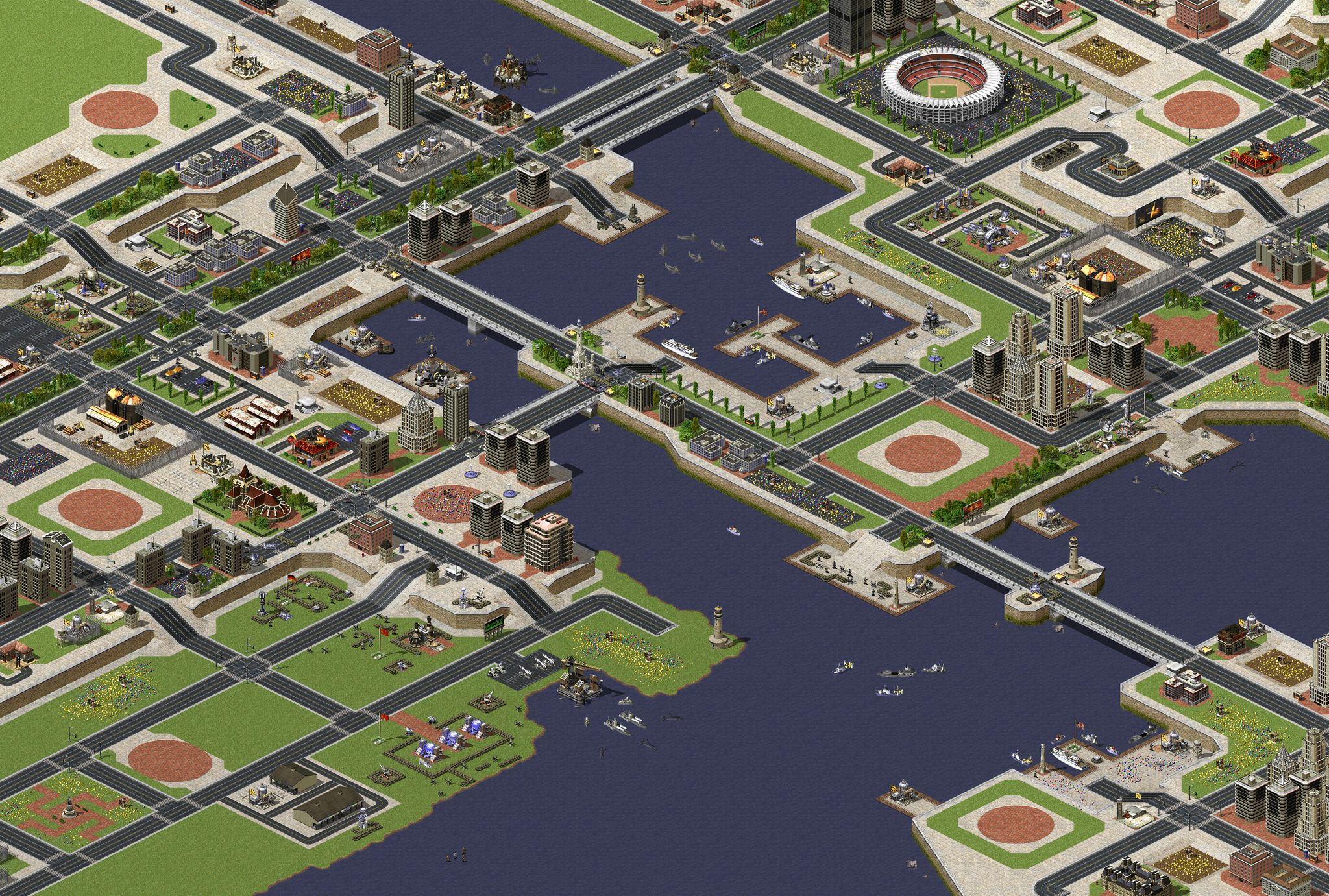 Urban Siege full-resolution render