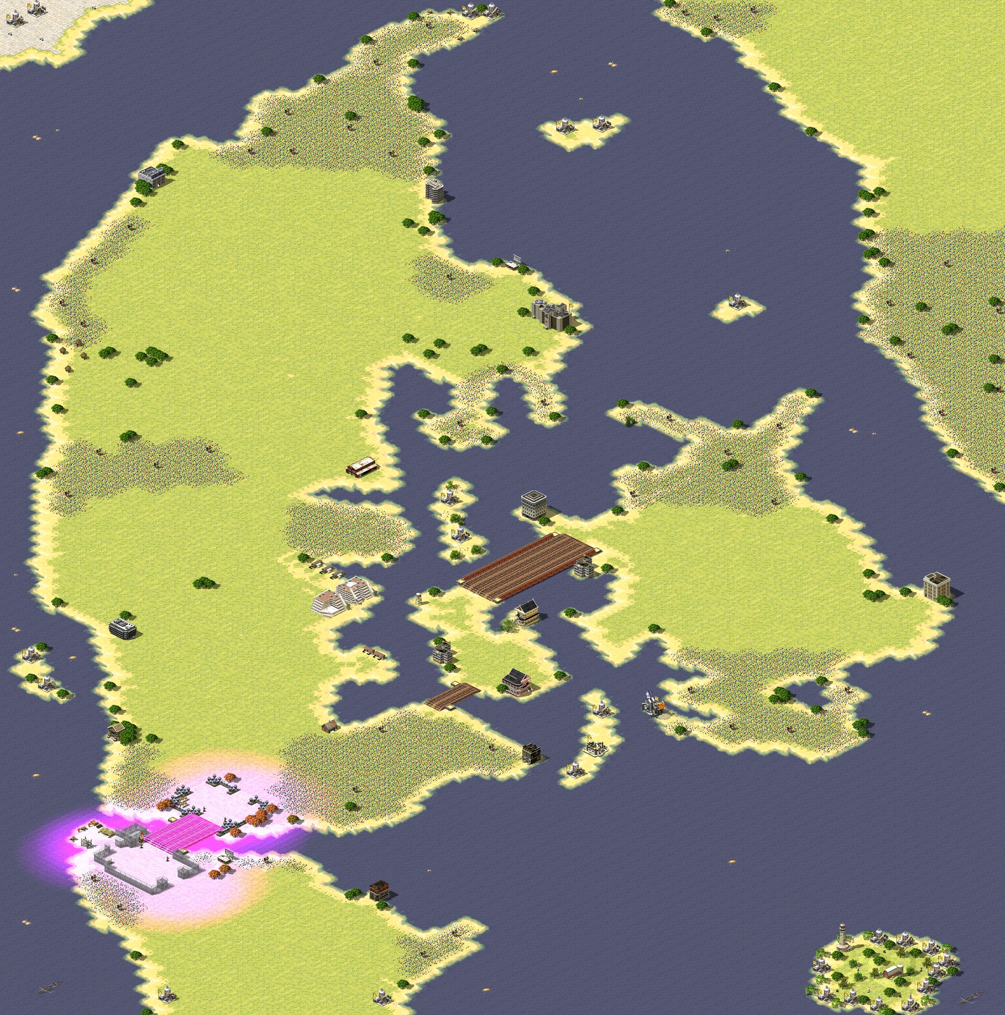 Danmark Map full-resolution render