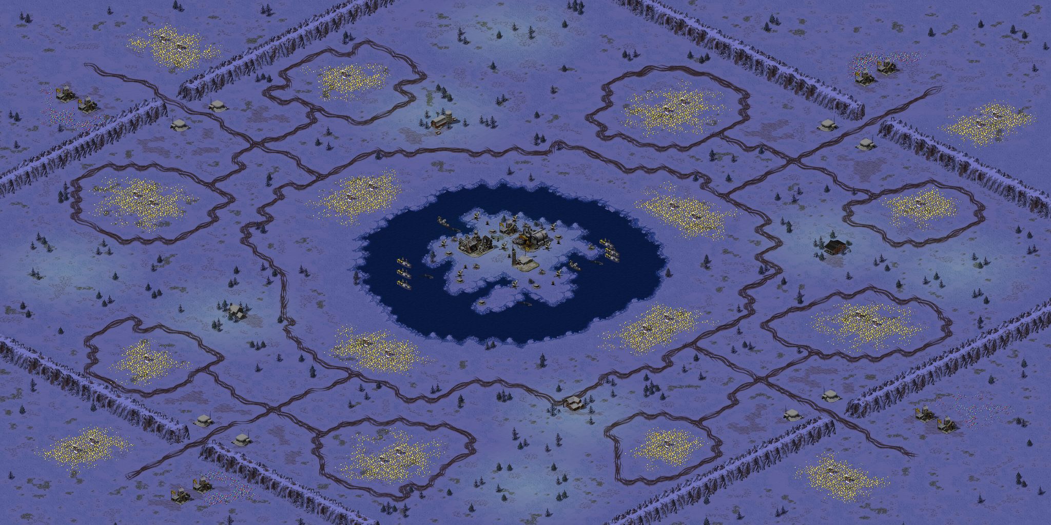 afghan map revisited snow by mrk65 full-resolution render