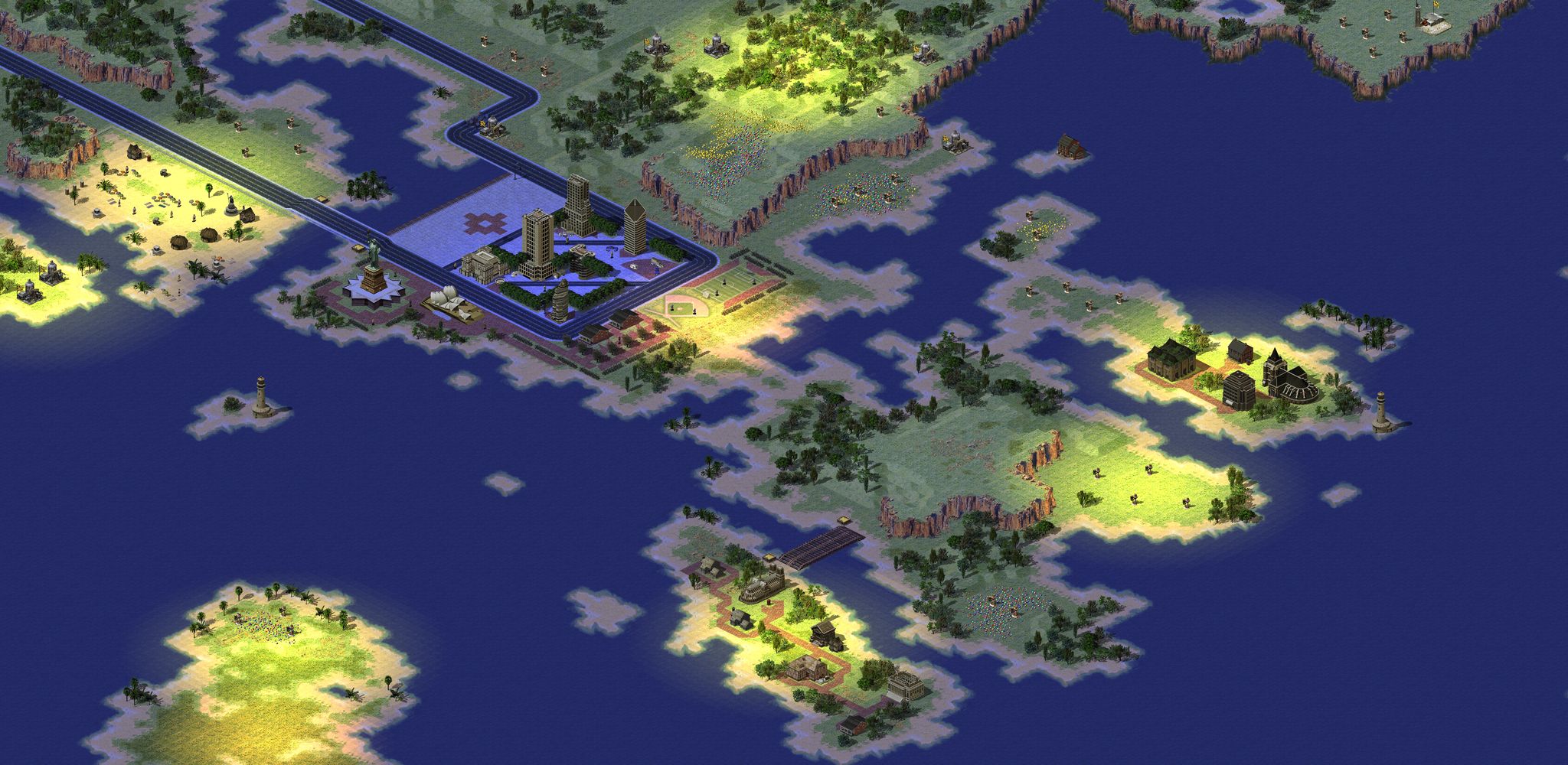 Peninsula and villas full-resolution render