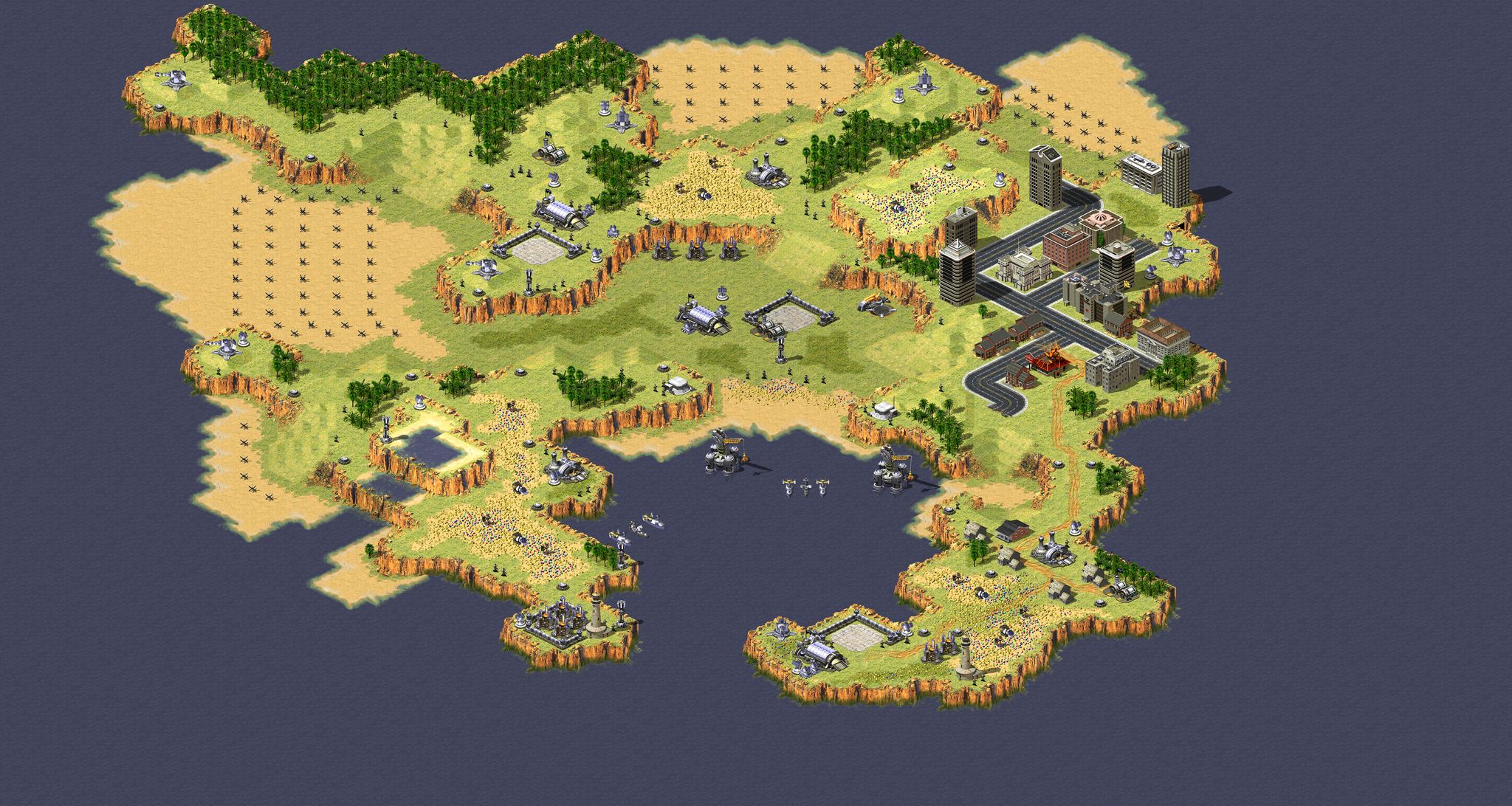 Island Survival (1. Britain.2. Yuri.3.Iraq) full-resolution render