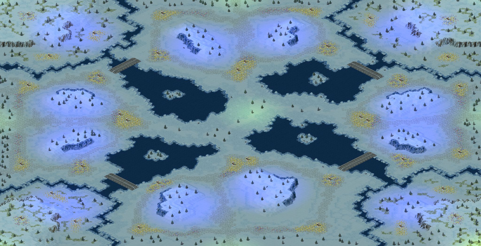 4-Player Snow Skirmish full-resolution render