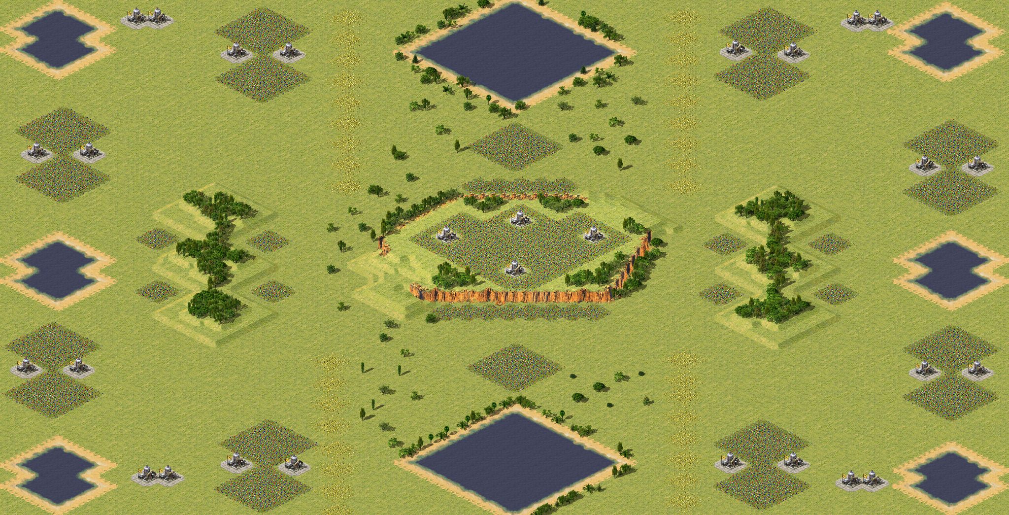 Pentagon Hill full-resolution render
