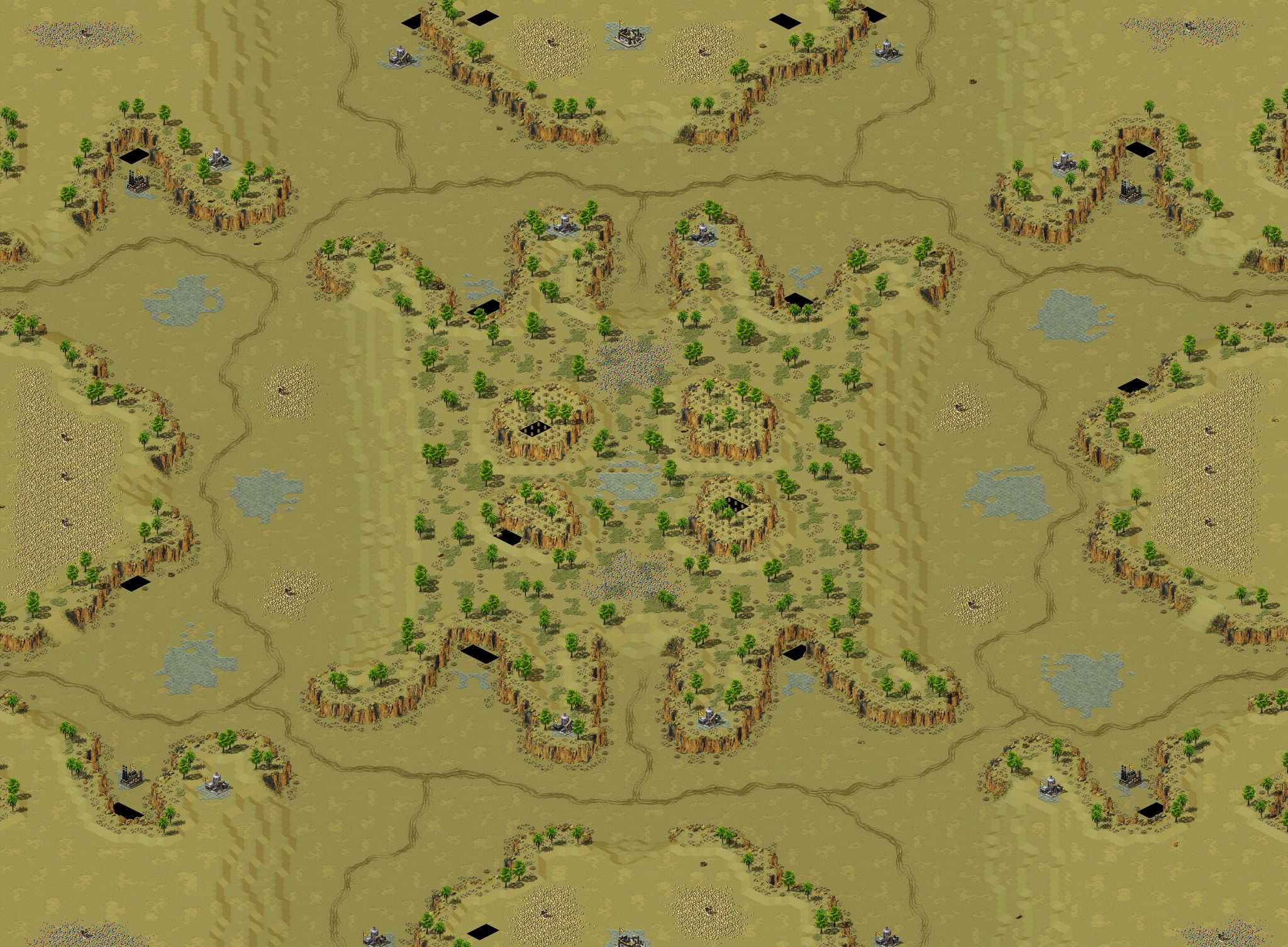 (6) Replica full-resolution render