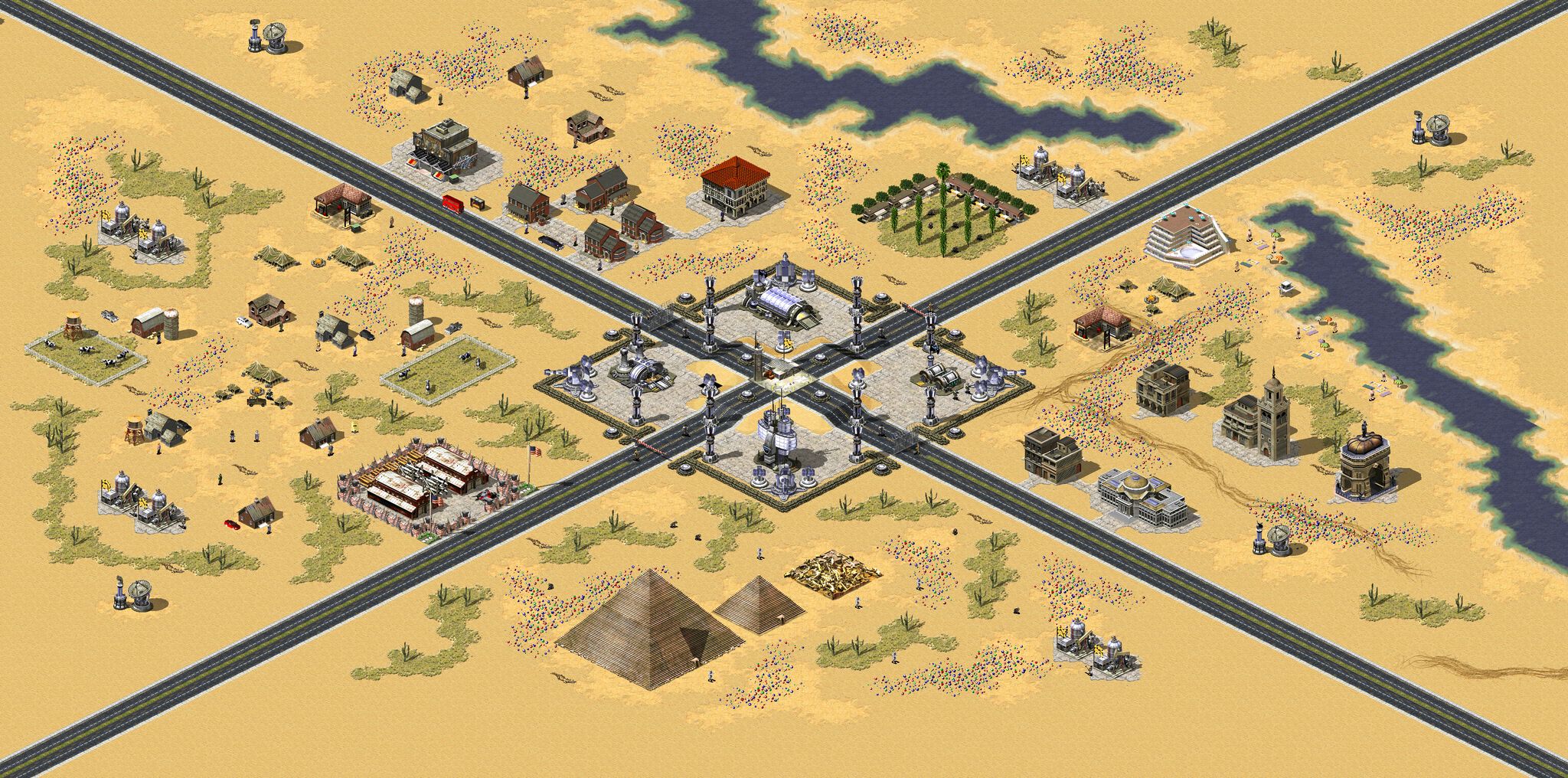 4-Player Desert Skirmish full-resolution render