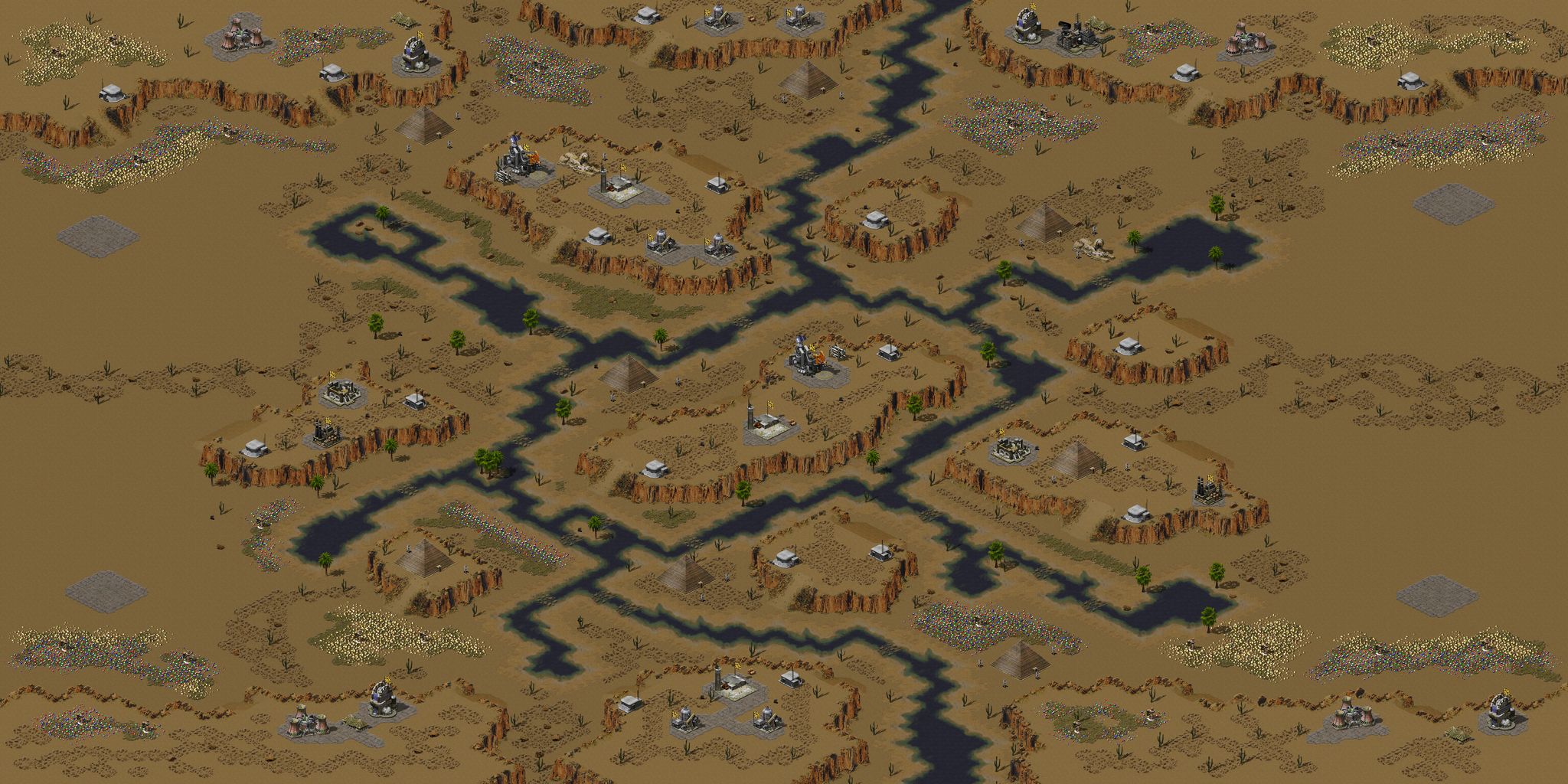4-Player Desert Skirmish full-resolution render