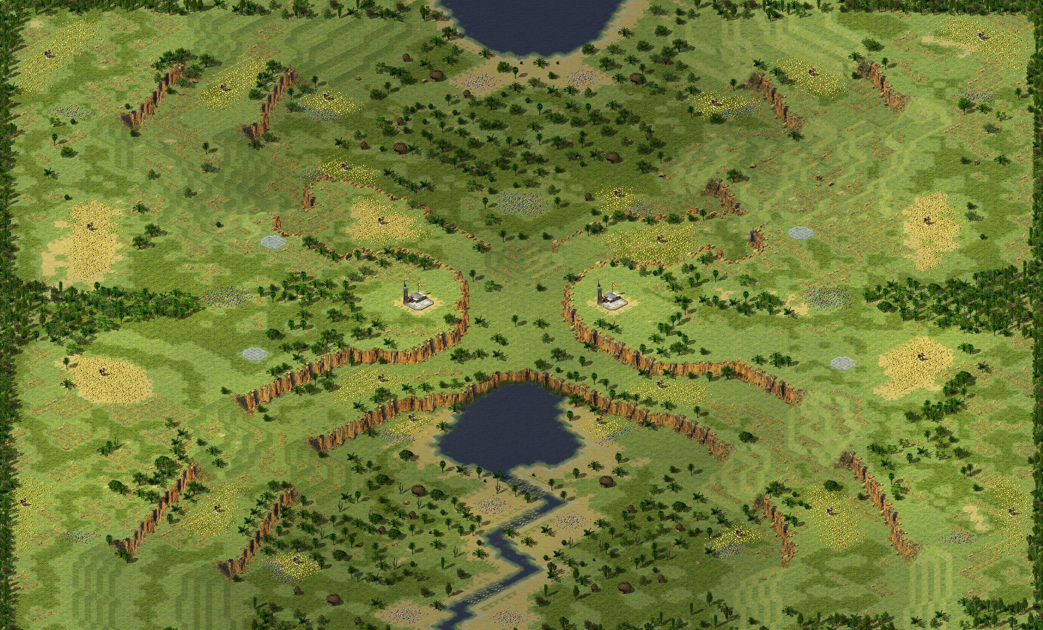 Jungle of Tasmania (4v4) full-resolution render