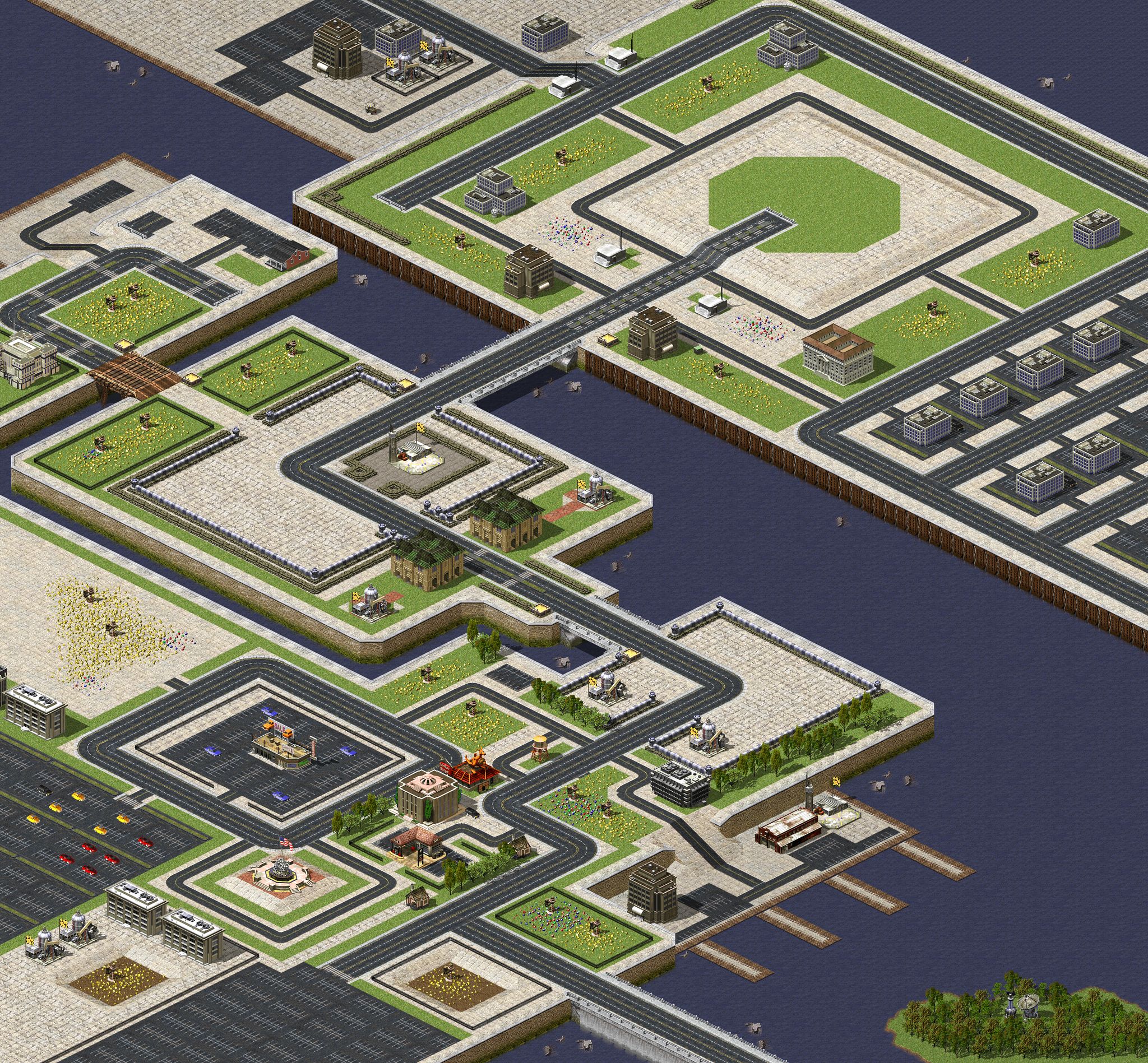 City Grid Conflict full-resolution render