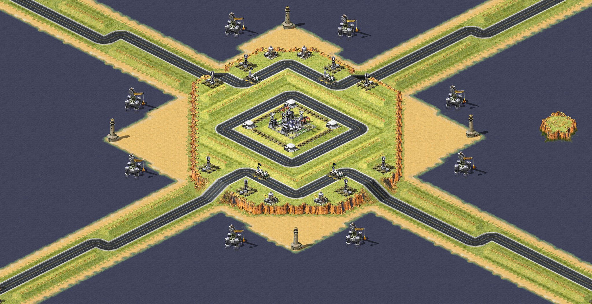 LowTech3(1Brit/2Amer/3Kor/4Fra) by:Dctanxman full-resolution render