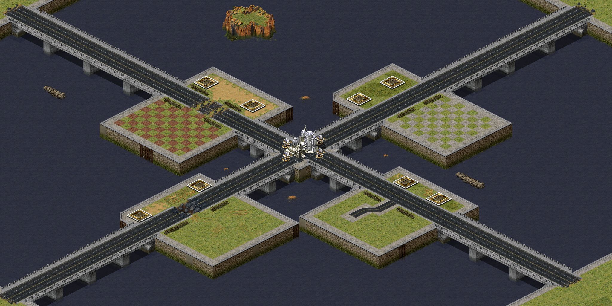 Only vehicles on Survival map full-resolution render