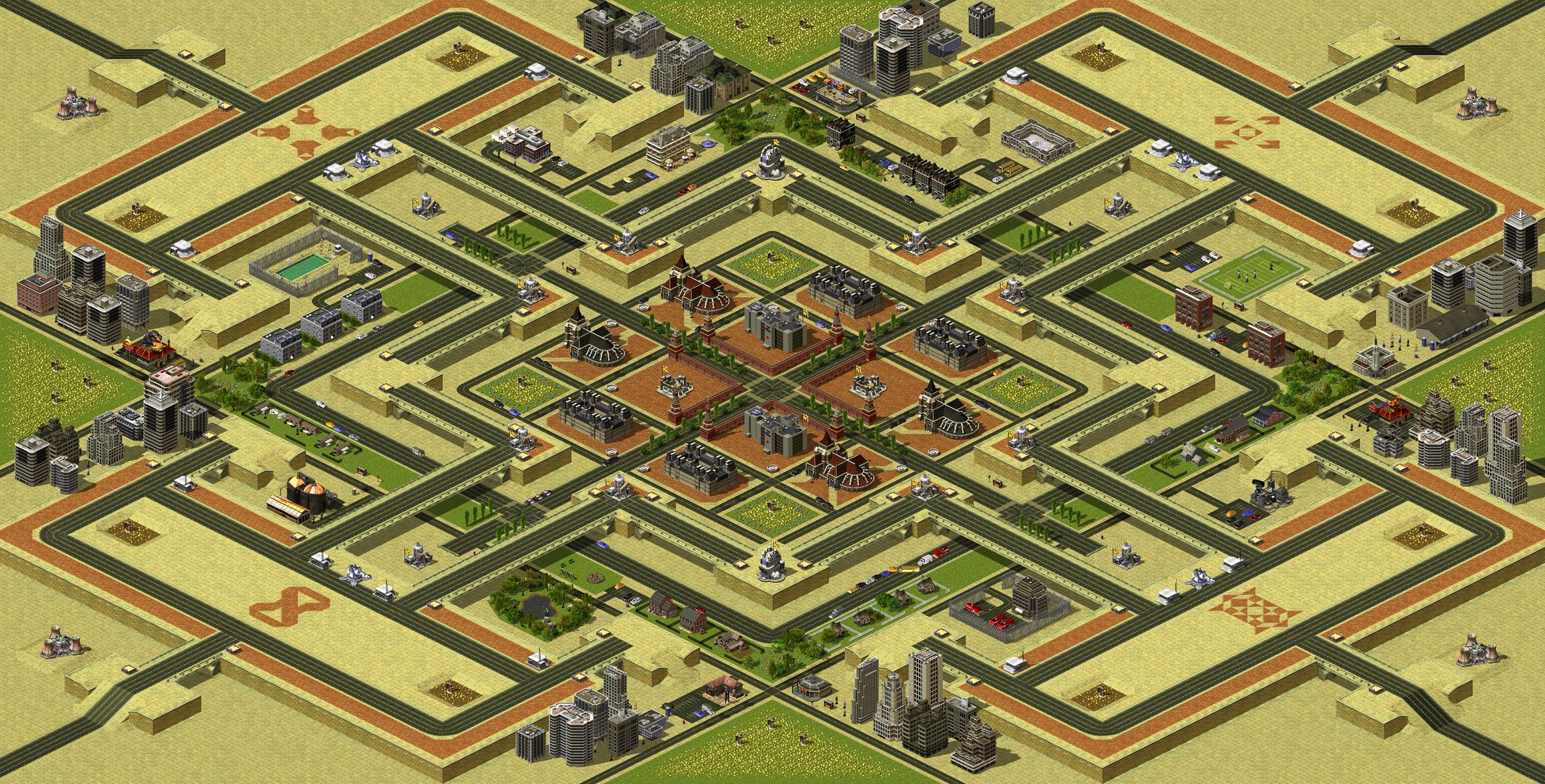 4-Player Urban Skirmish full-resolution render
