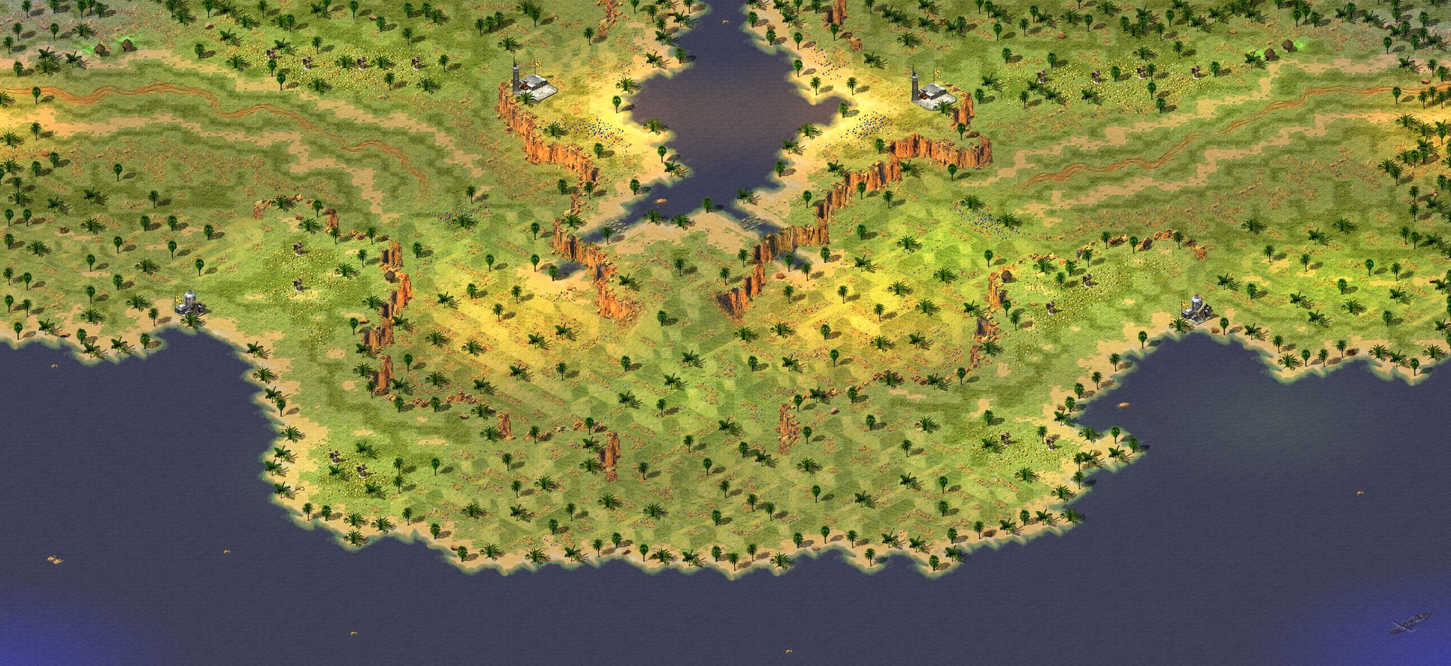 Oilfield Crossroads full-resolution render