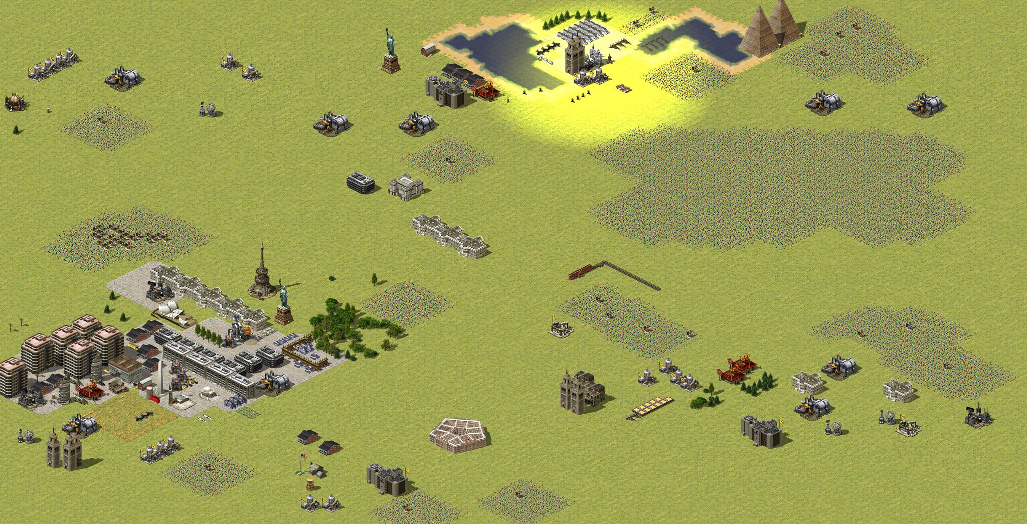 Alliierten City full-resolution render