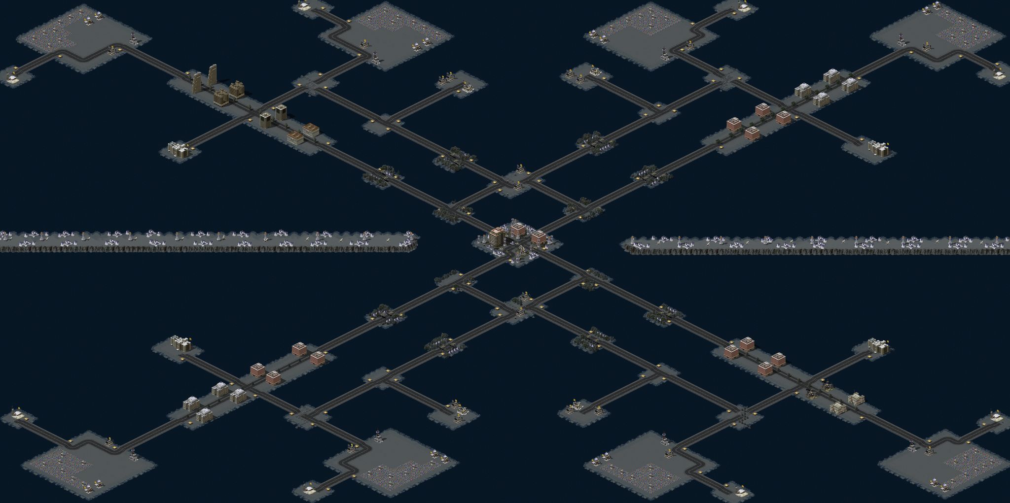 Icy islands with bridges YR full-resolution render