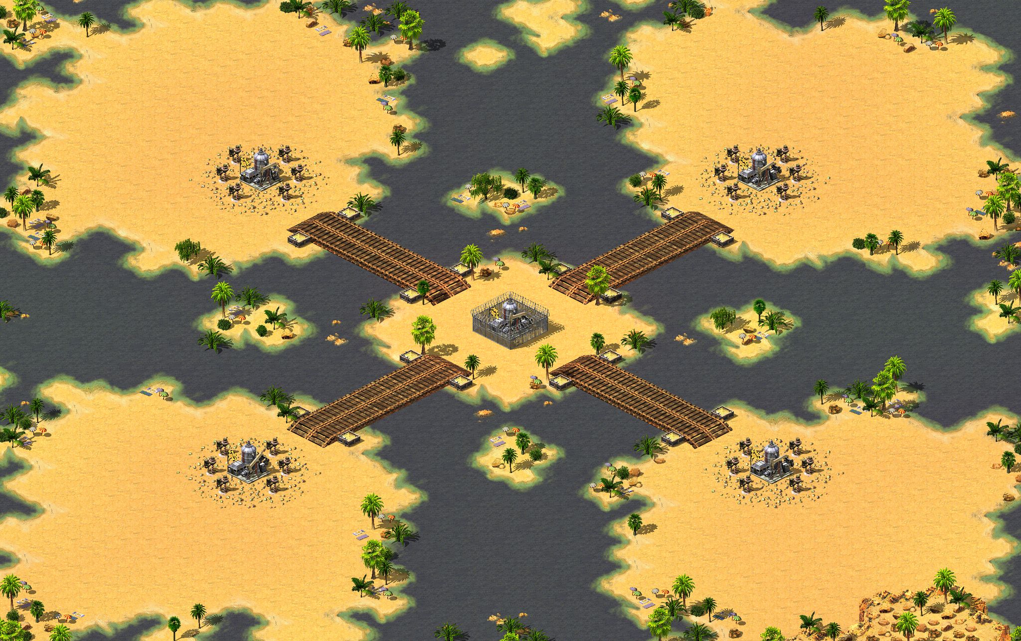 [4] Oil Island v1.03 - (Oil In Center) full-resolution render