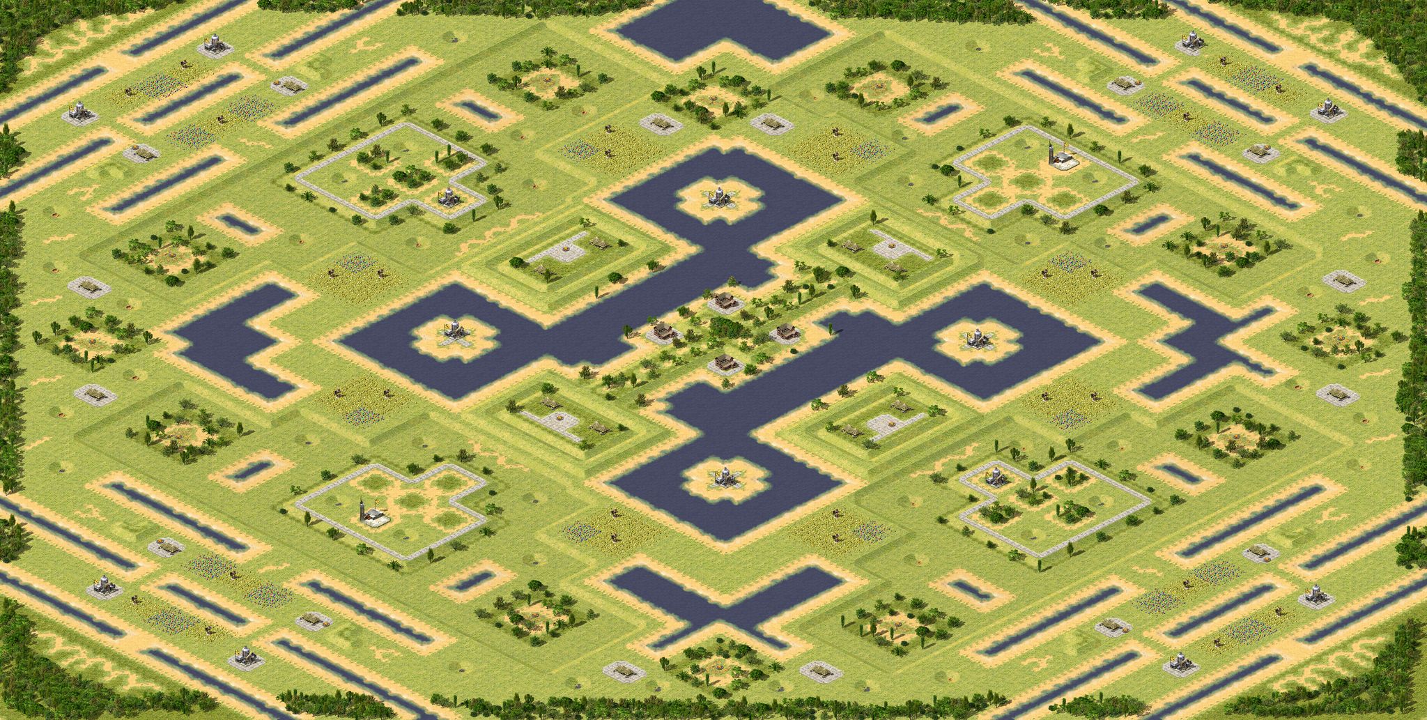 Riviera landscape full-resolution render
