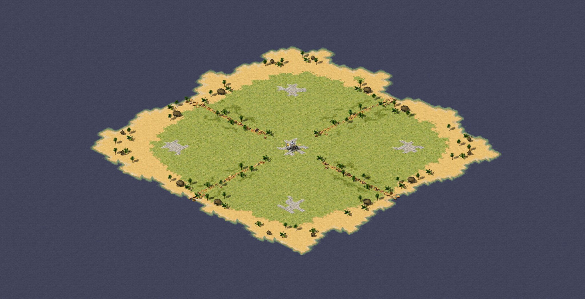 Yosef Anan - Oil Derrick in Center {Island Version2.3} full-resolution render