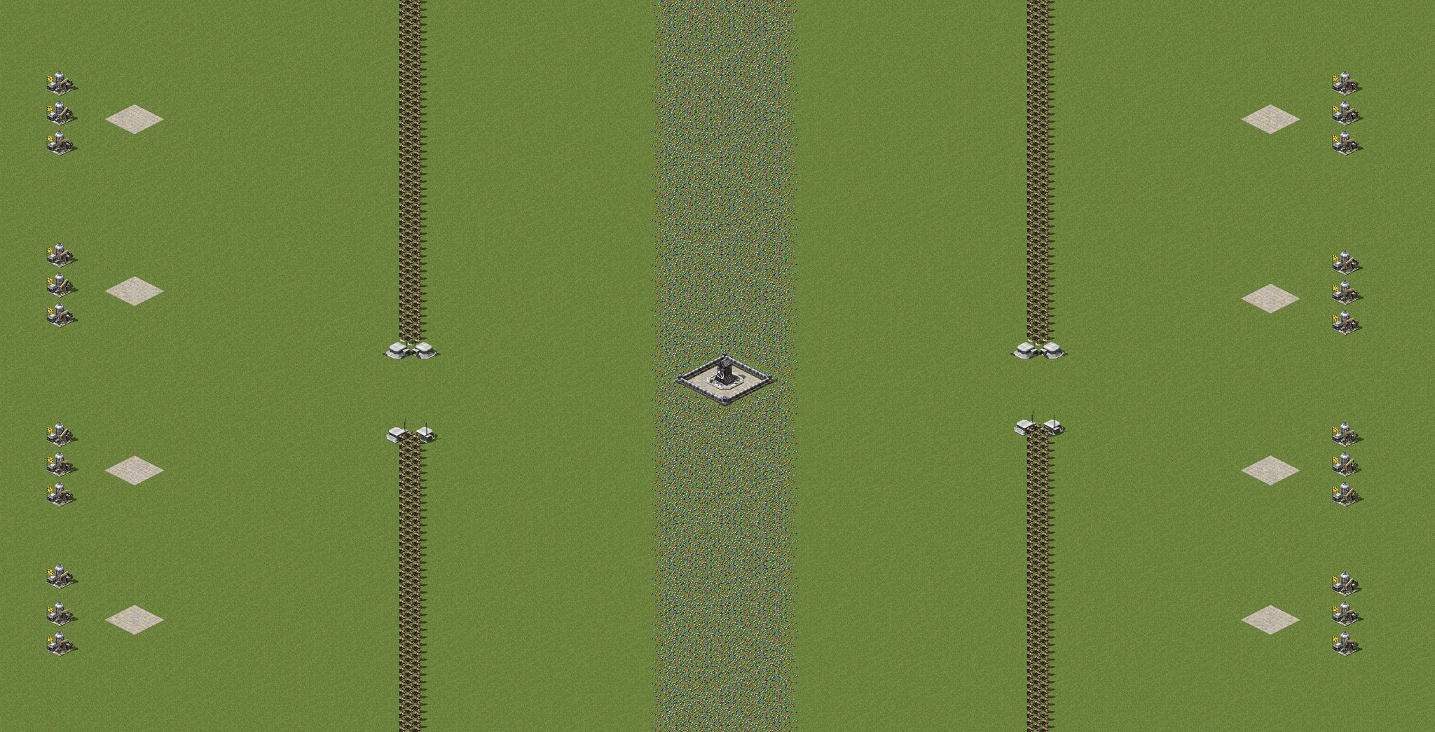 Skeleton Rhinos 2 OP Nuclear Missle In Centre full-resolution render