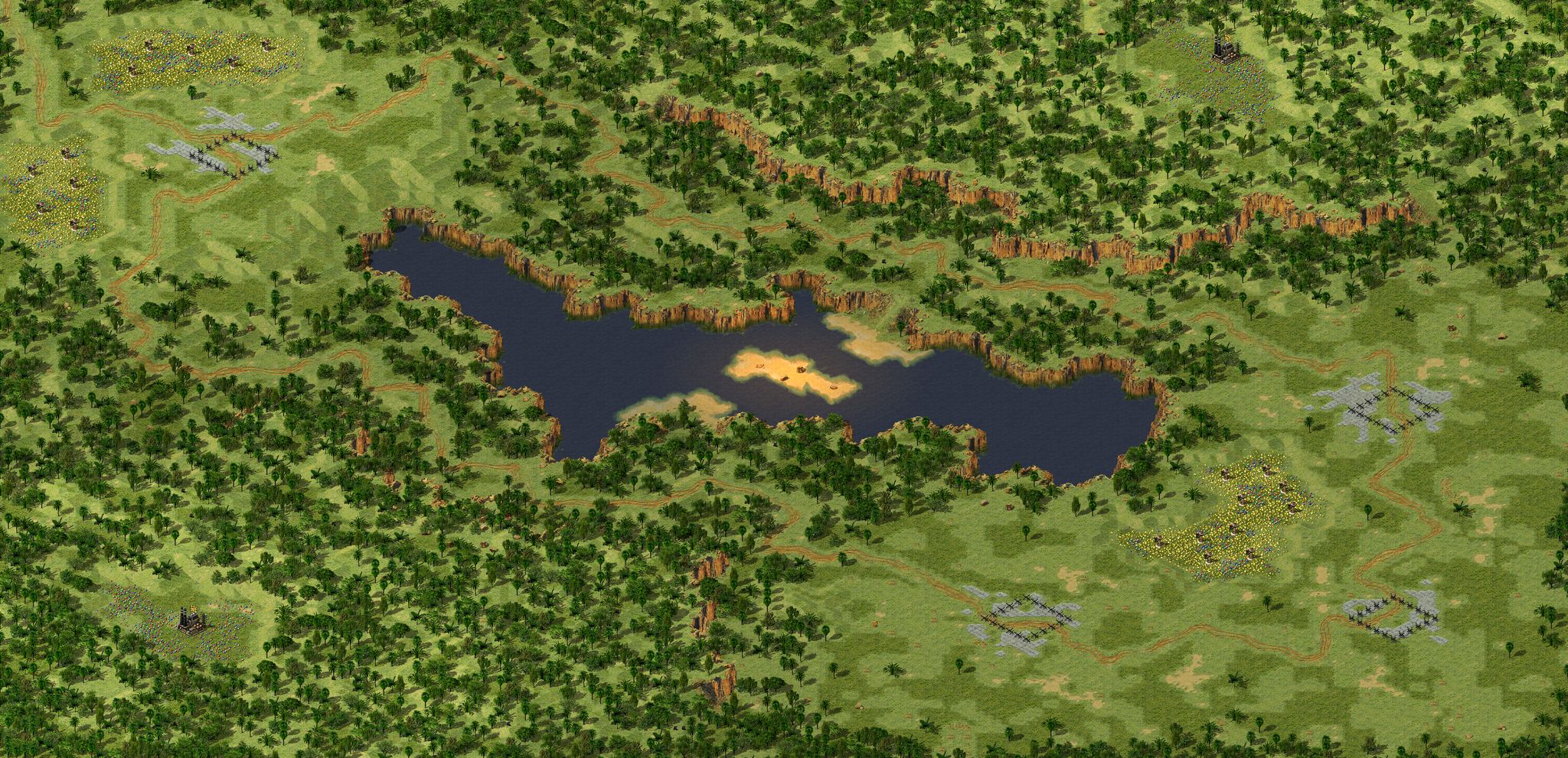 Depth into rainforest full-resolution render