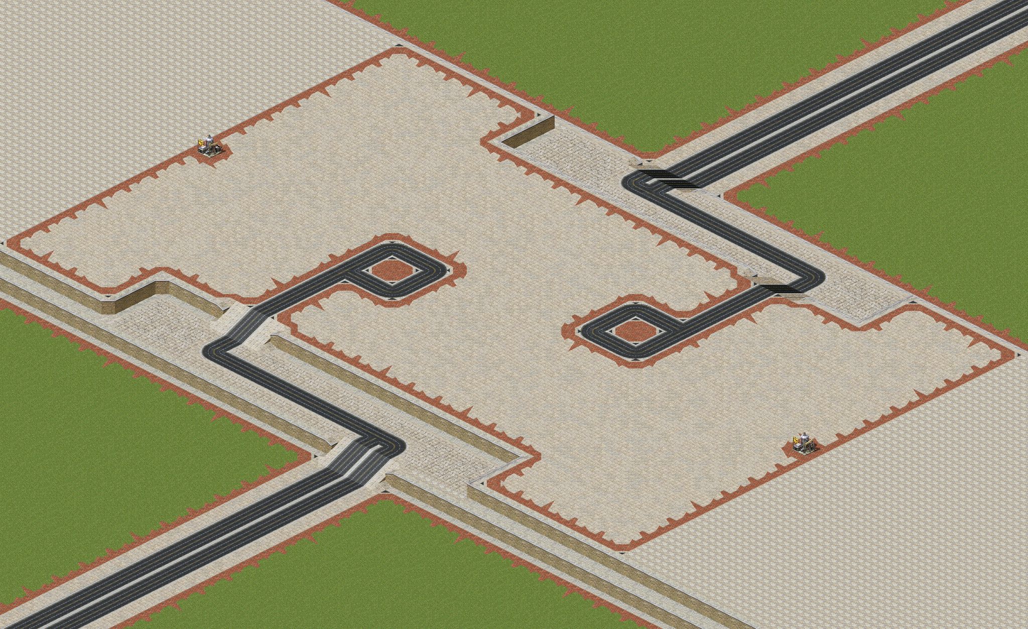 City Grid Conflict full-resolution render