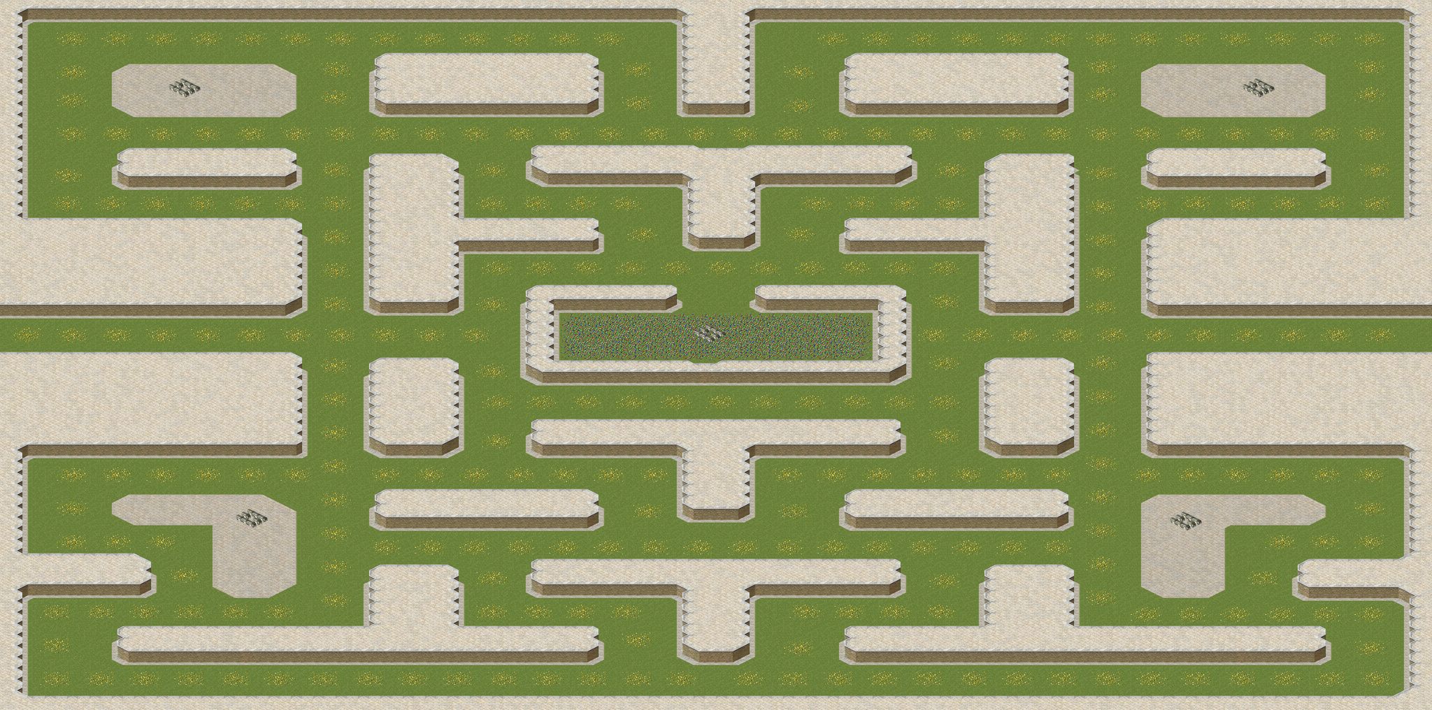 Pac-Man Survival (4p) -- MISSING (randomized 2019-08-06 075844) full-resolution render