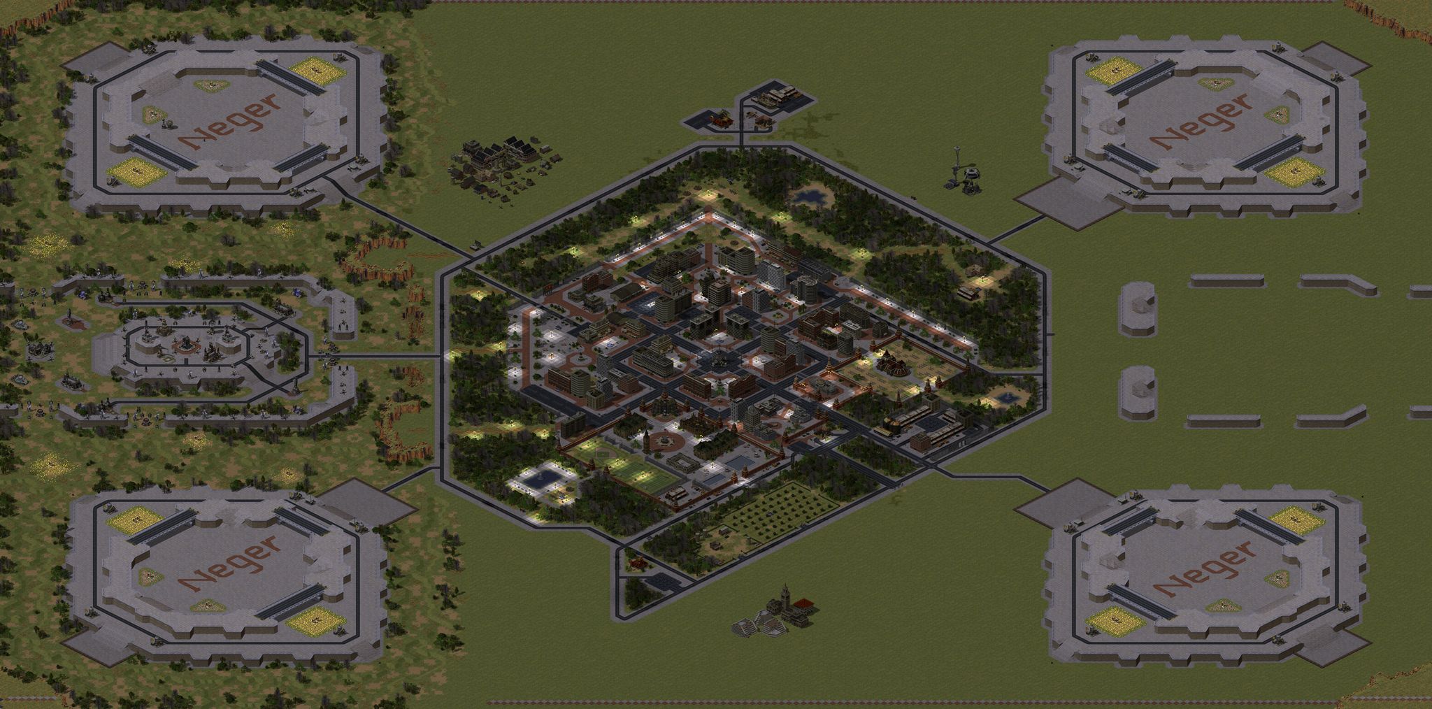 (9) player map by neger vs +1 - ai V2.35 full-resolution render
