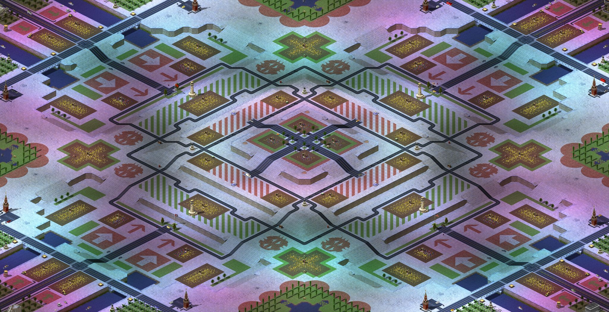 [4] Market square full-resolution render