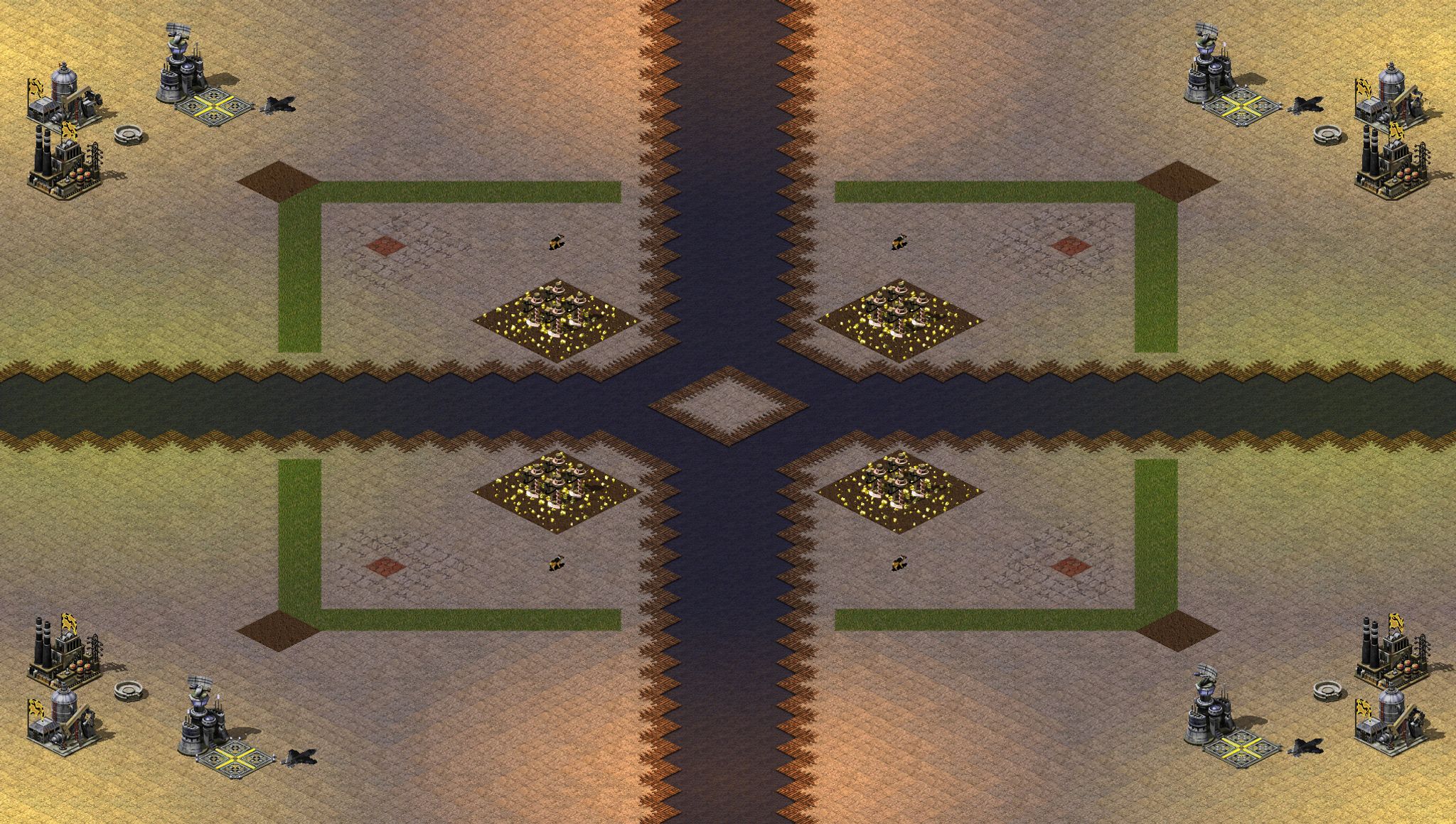 Funny big map urban version 4x full-resolution render