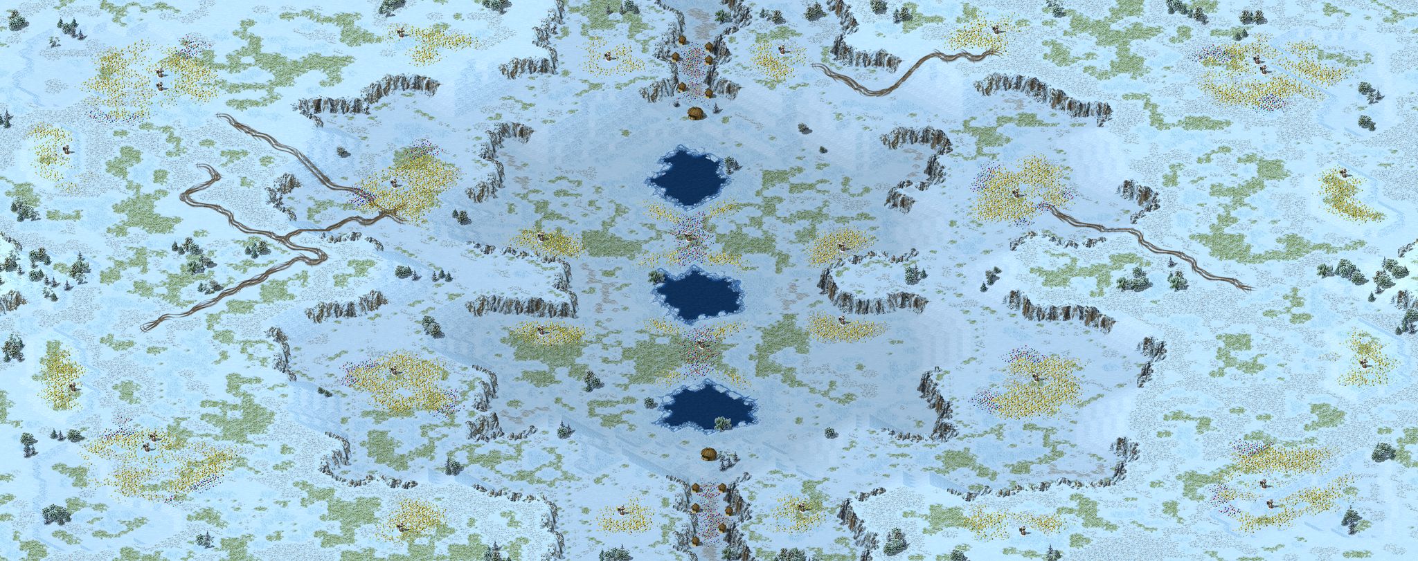 desert island snow remake x4 by mrk65 [8] full-resolution render