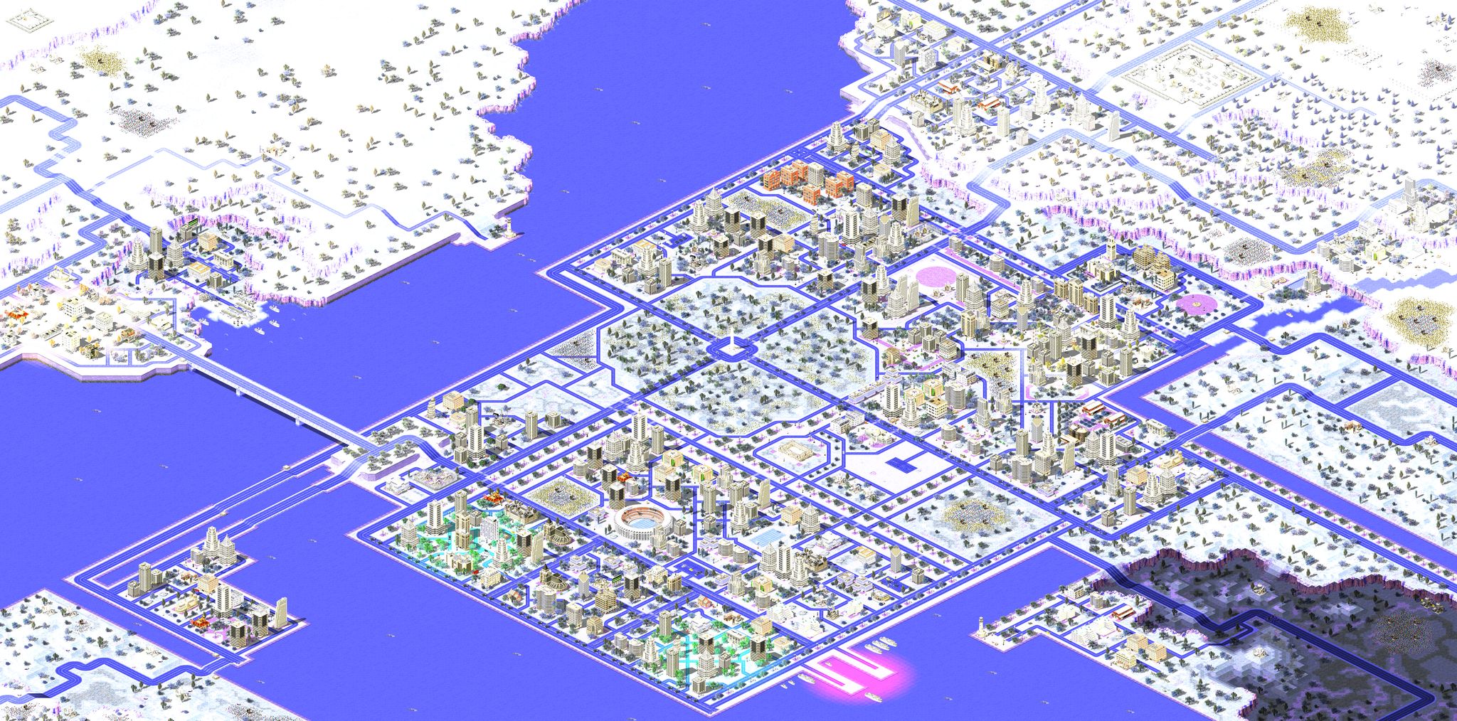 AAA FAST [8] River Mouth City full-resolution render