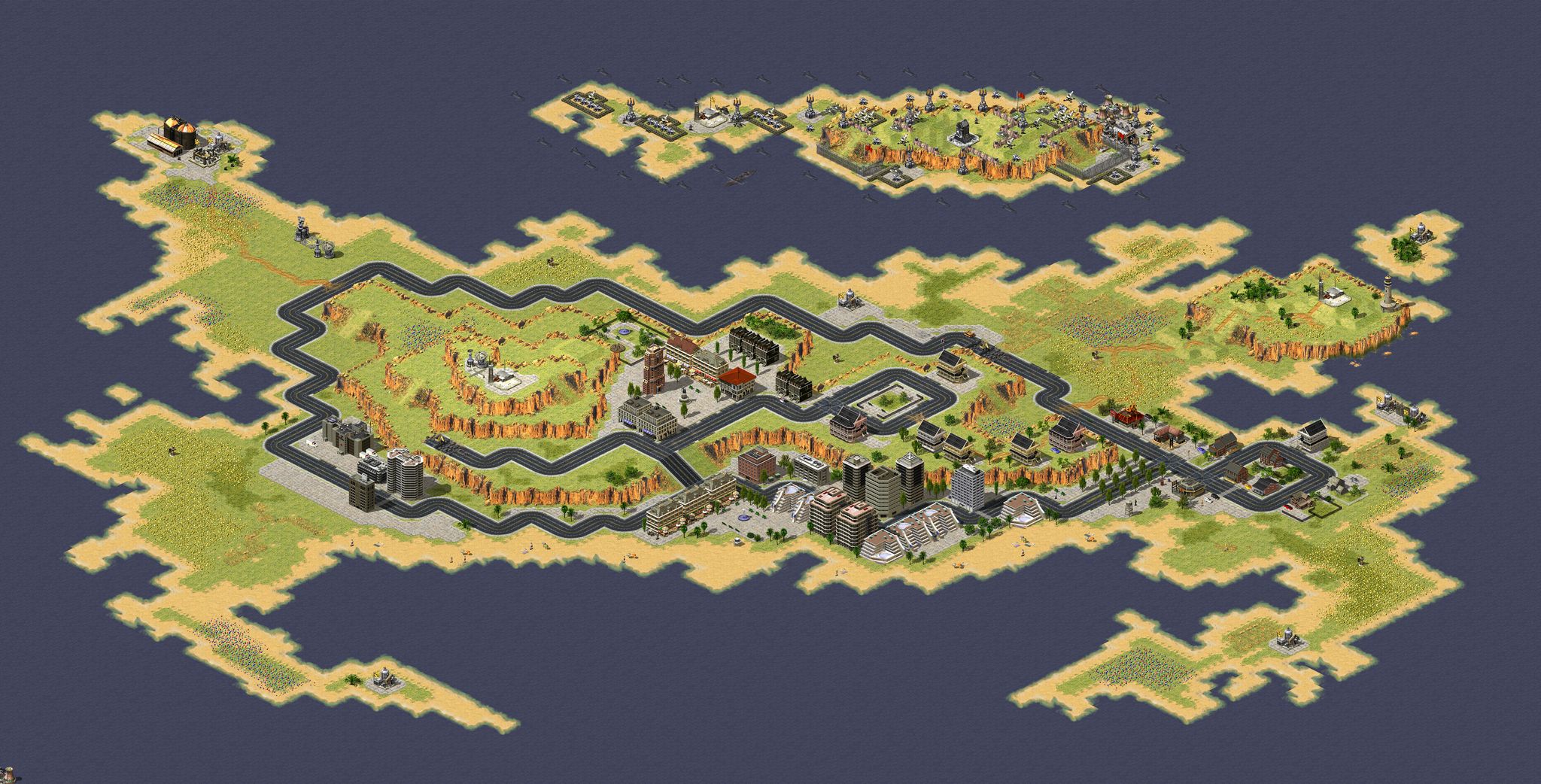 Crab Island full-resolution render