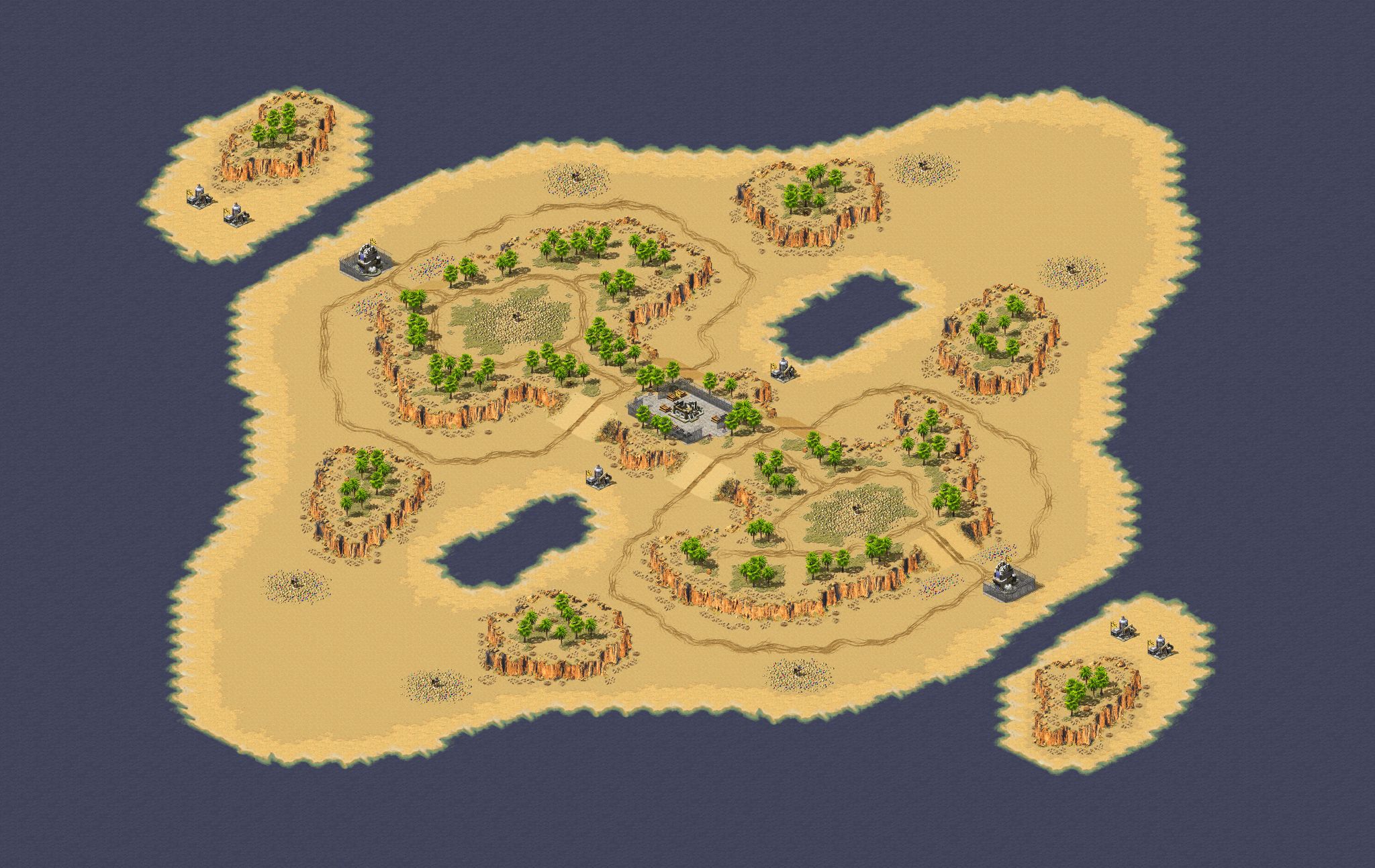 Exhausted Isle Survival (4p) -- MISSING (randomized 2019-05-11 204433) full-resolution render