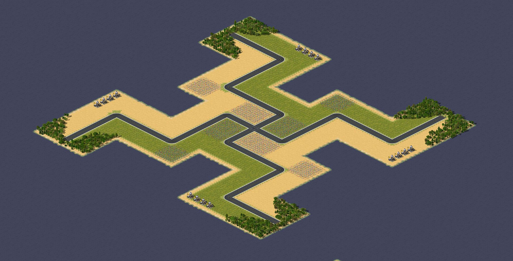 Temperate Techfields full-resolution render
