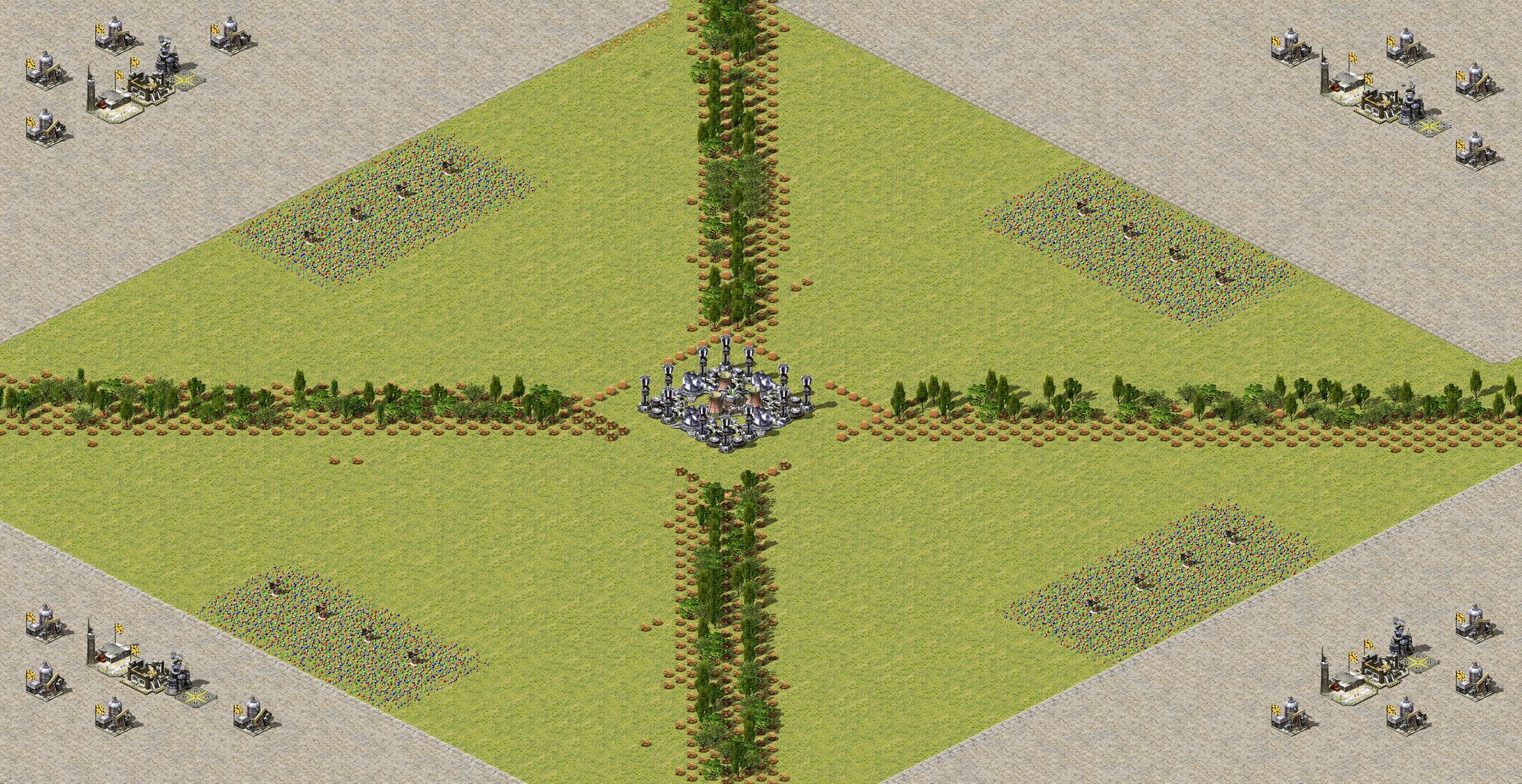 Small map - Ambush in center (4) full-resolution render