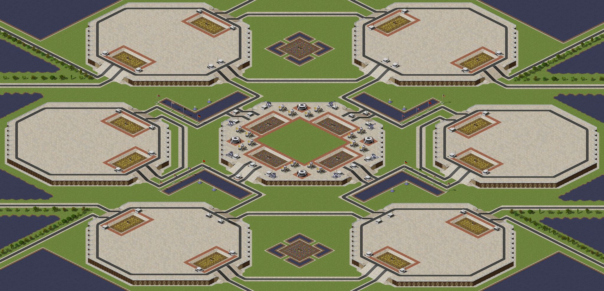 Neon City Siege full-resolution render