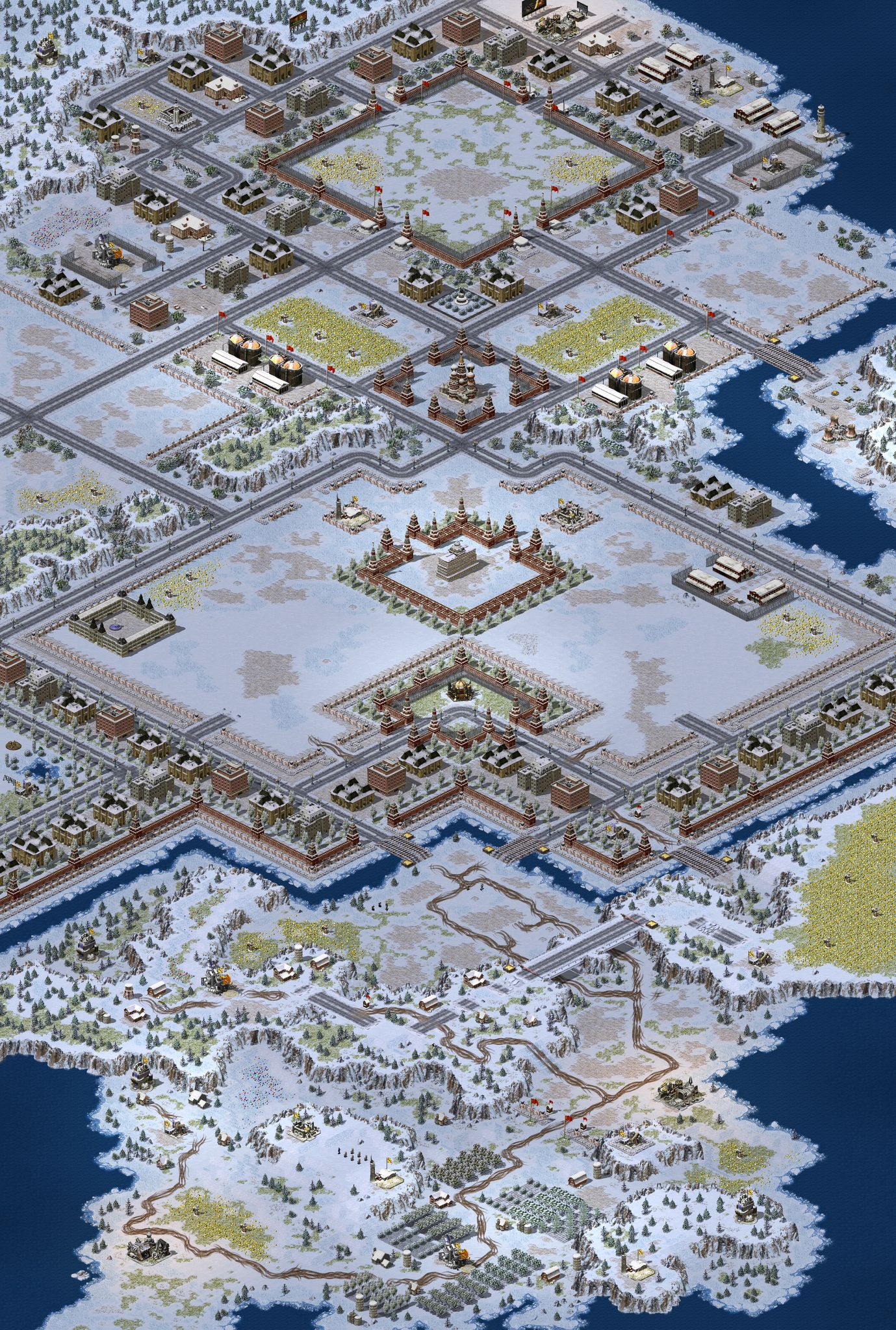 Moscow - 1 vs 7 AI full-resolution render