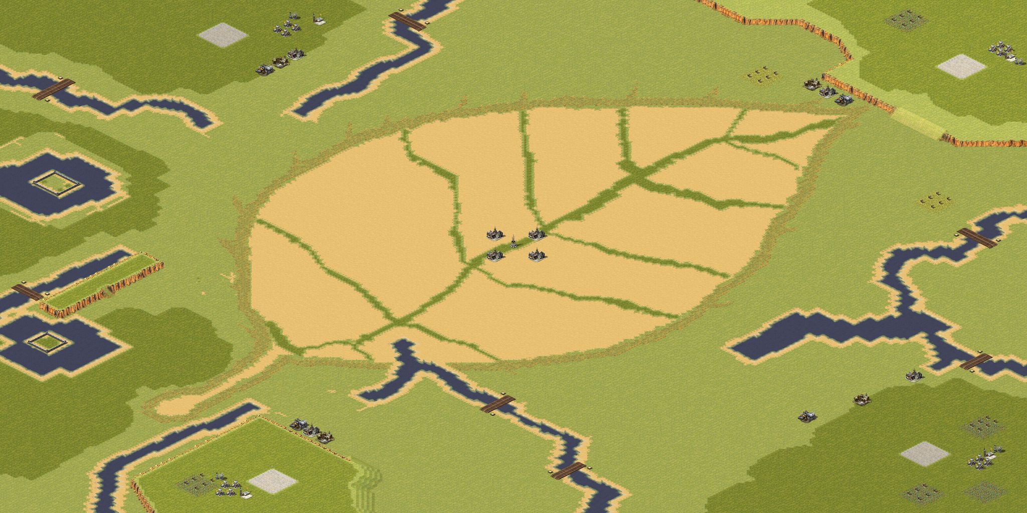 [4 Vs 2 AI Survival] Sand Leaf v2.05 full-resolution render