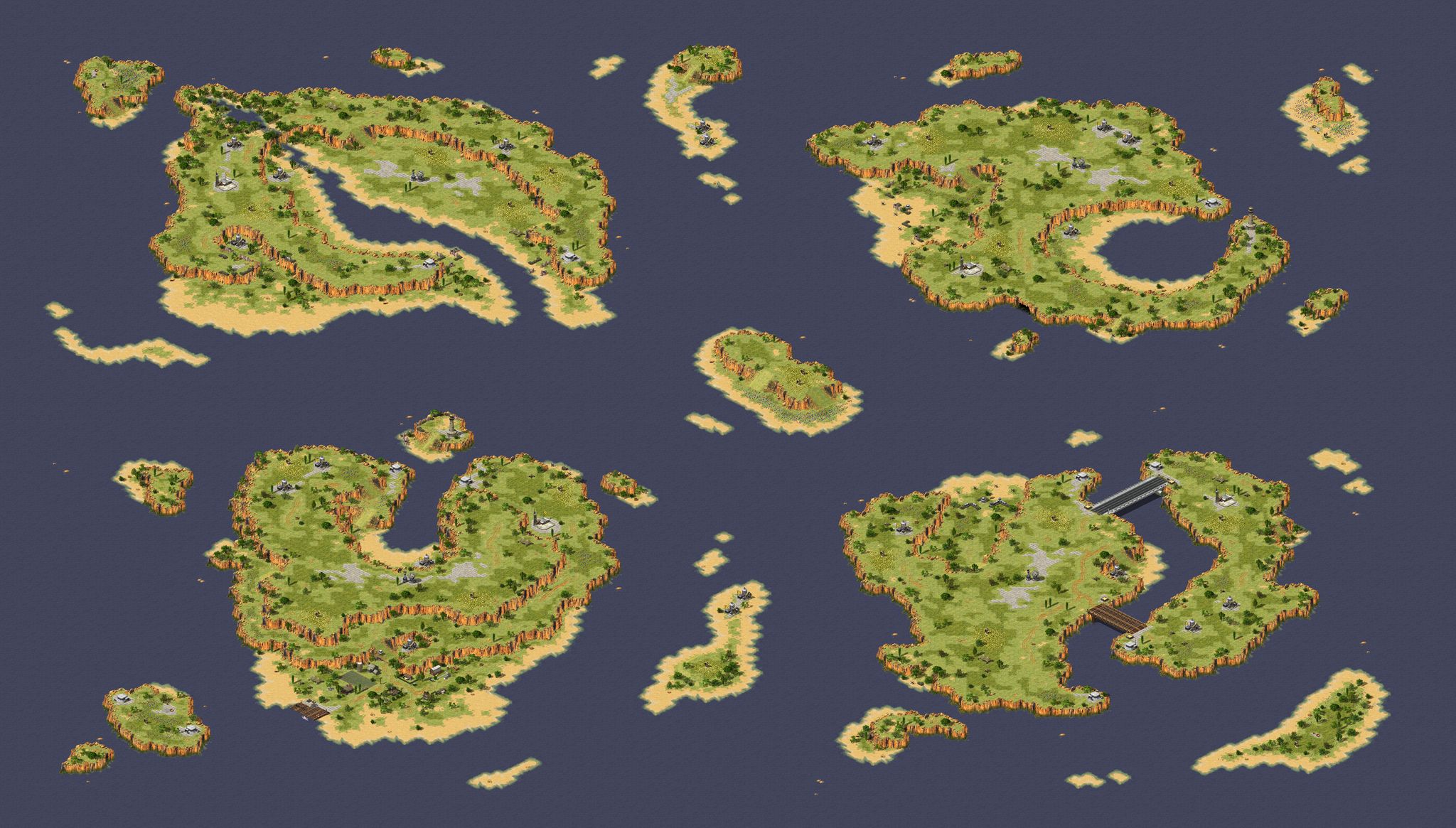 [8] Storm (Author's Mod) v5.7dn FA2 10; with day-night cycle. Map created in 2016 with FinalAlert 2 full-resolution render