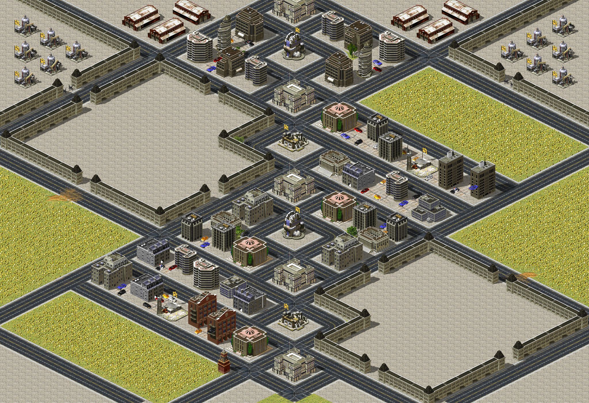 [2] Black Masters Town full-resolution render
