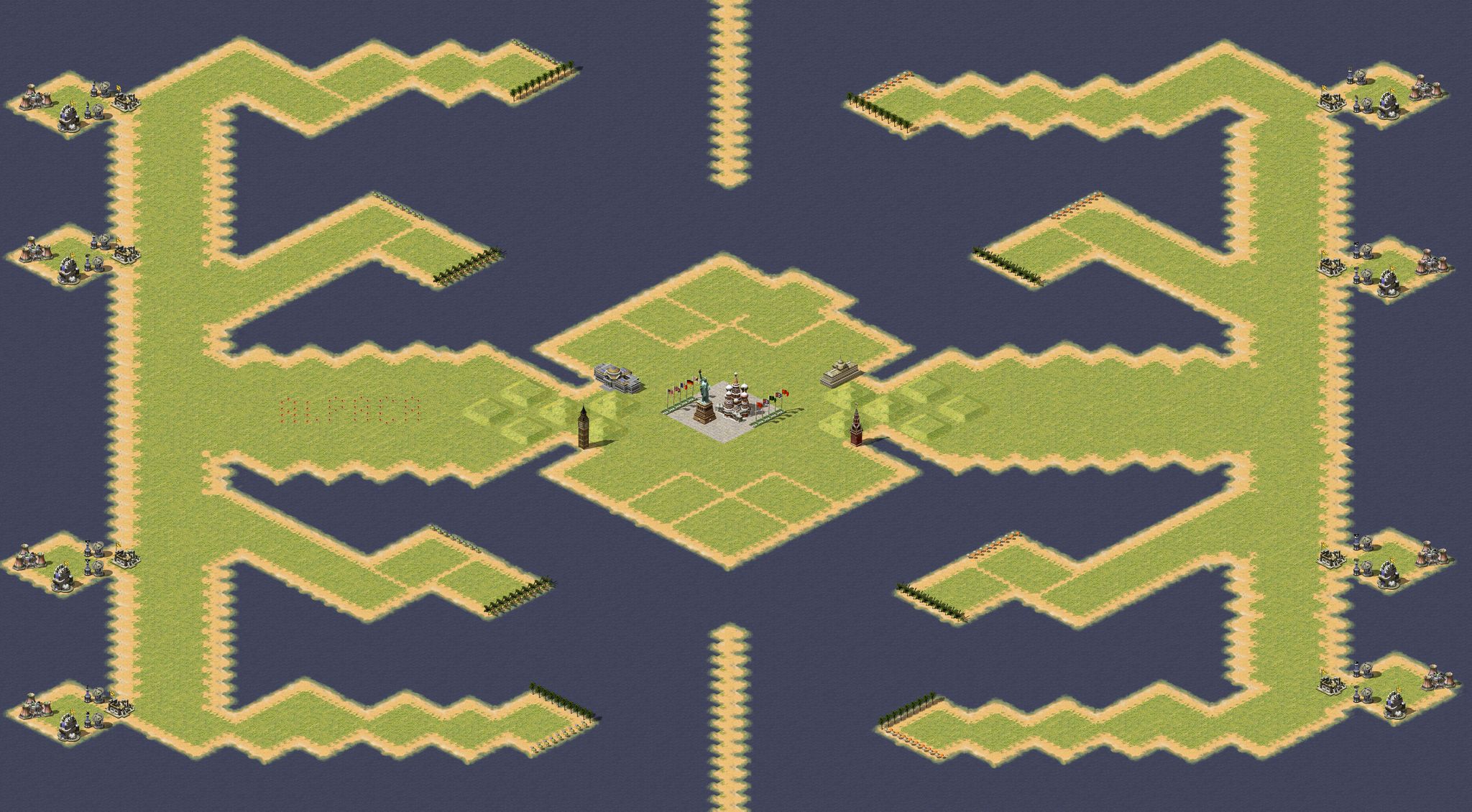 All About World War III map by Alpaca remix by Alpaca v1.6 full-resolution render