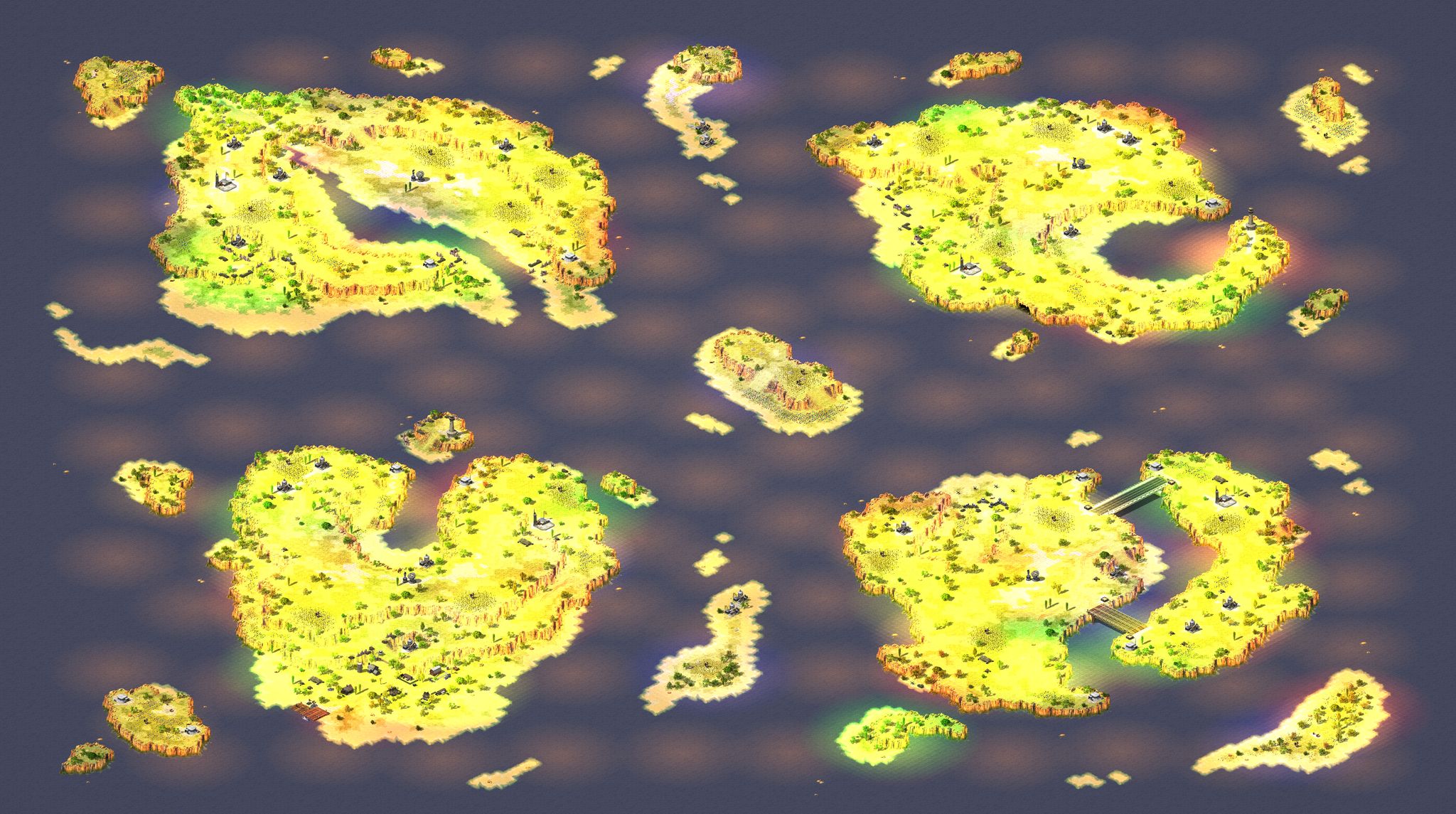 [8] Storm (Author's Mod) v6.1.1n ; With day-night cycle. Map created in 2016 with FinalAlert 2. Updated in 2025 full-resolution render