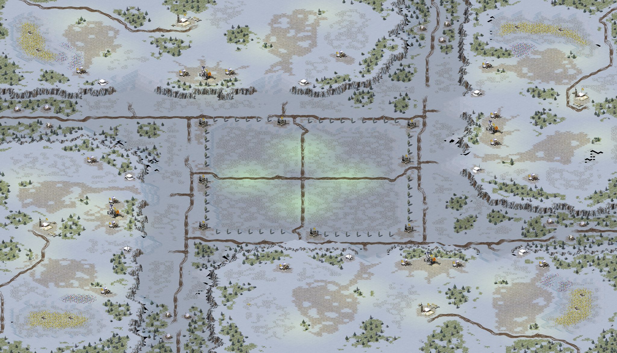 4-Player Snow Large Map full-resolution render
