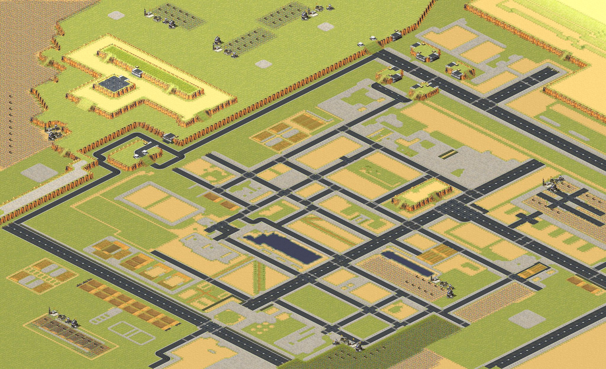 (8)city war(4v4) full-resolution render