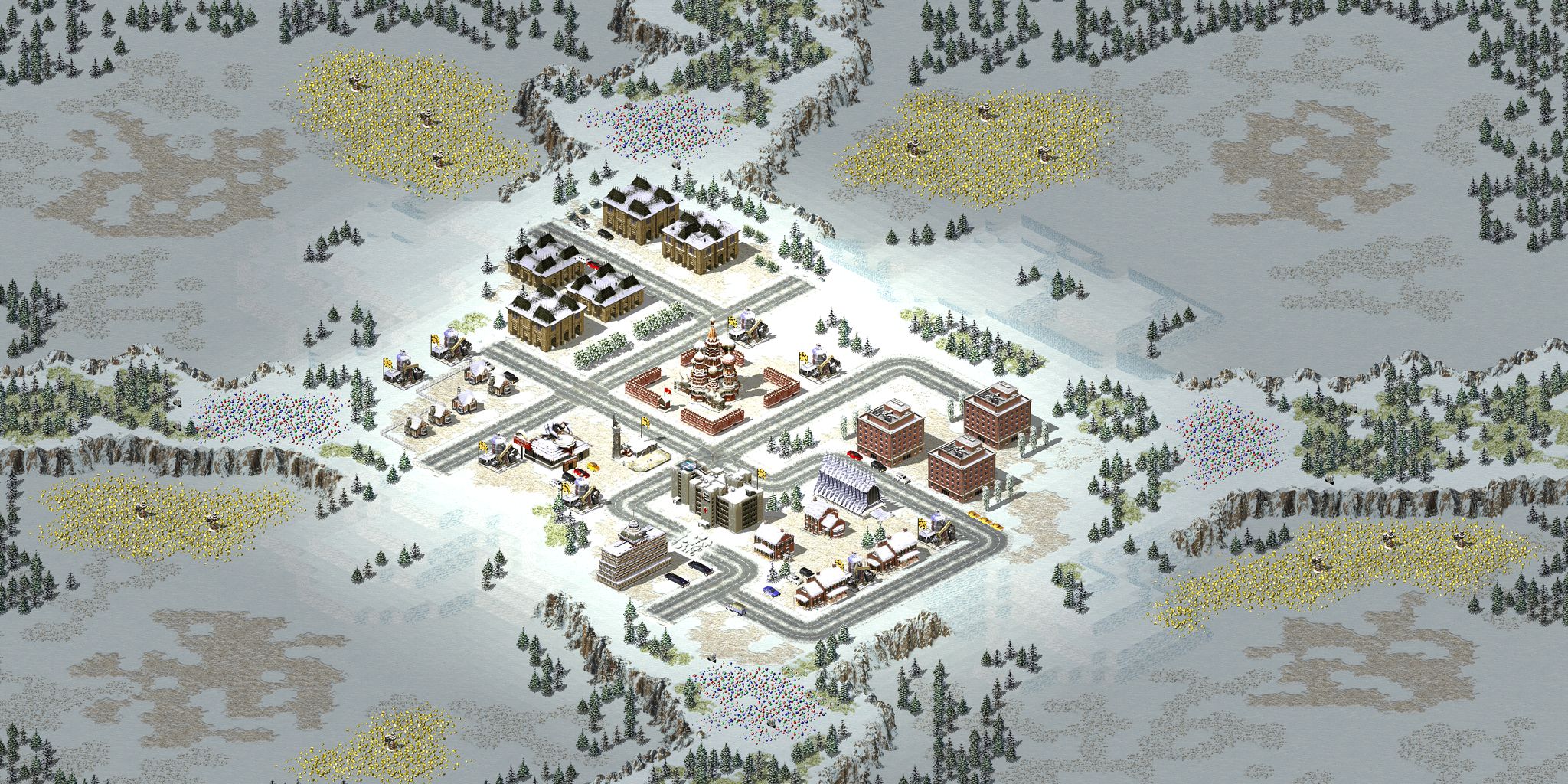 Snow Town (2-4) by RedBasti full-resolution render