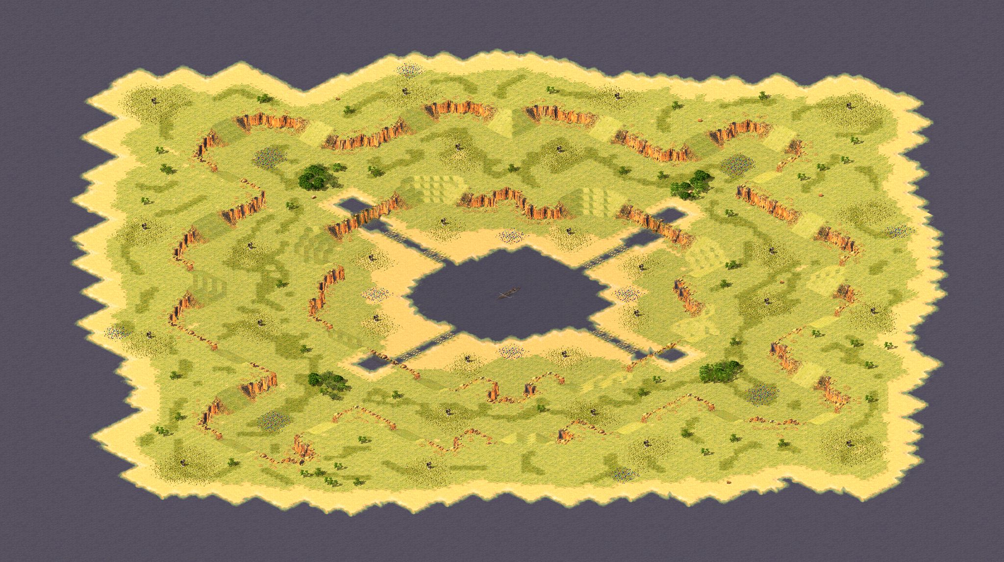 Lake Island V2.1 full-resolution render
