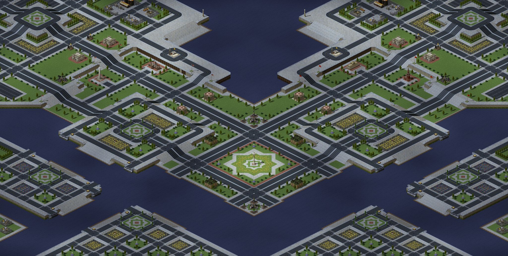 Gilded Streets full-resolution render