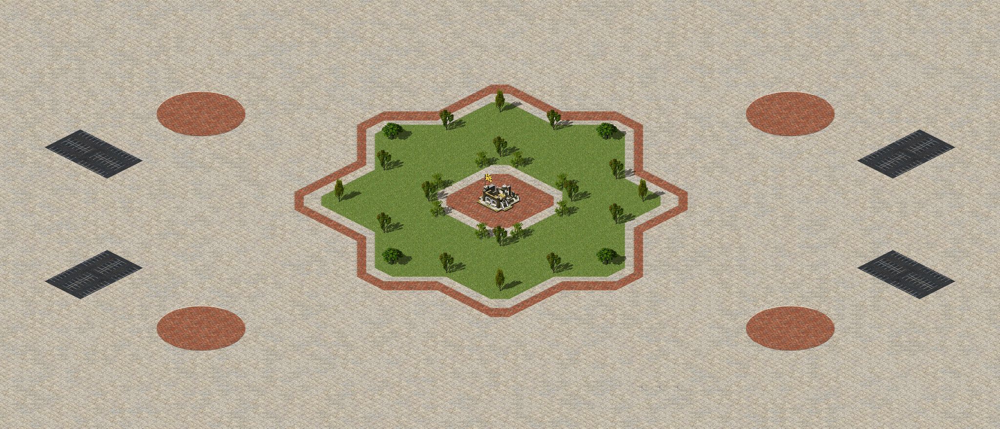 Yosef Anan - Small Map 4 Battle Tanks full-resolution render