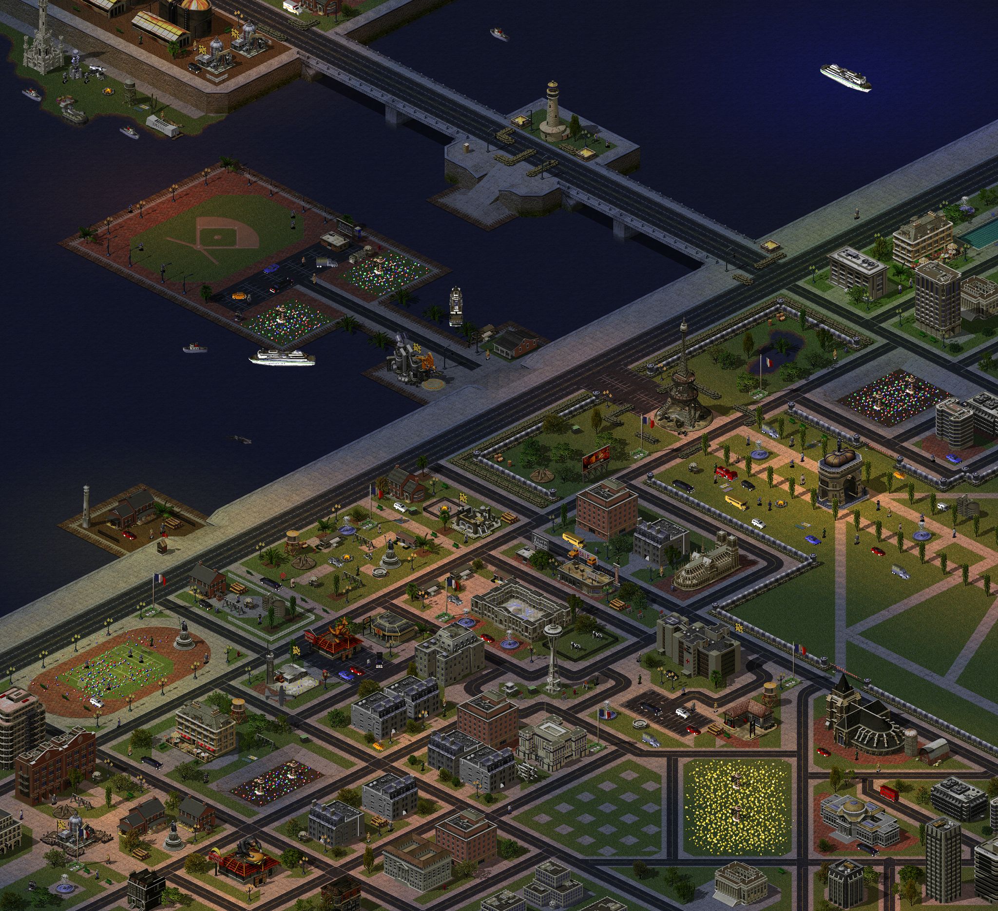 Night of Paris(2-3) full-resolution render