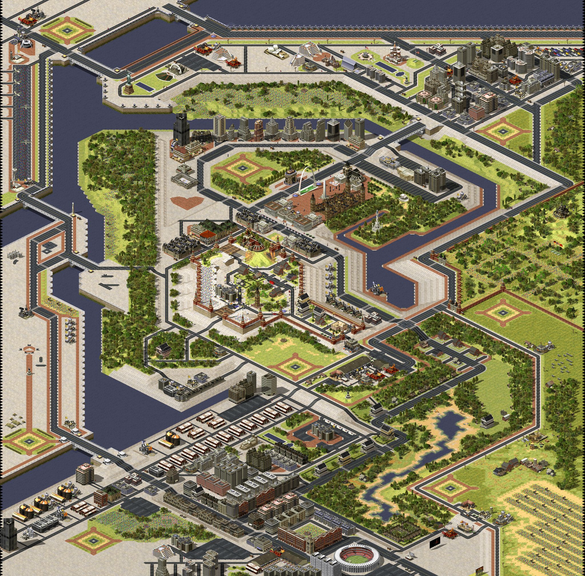 Innencity full-resolution render