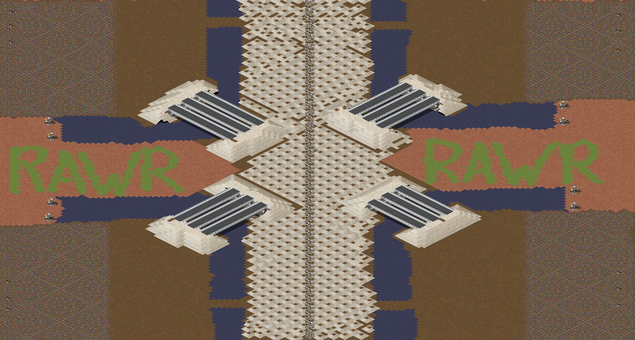 {RaWr} StrongHold full-resolution render